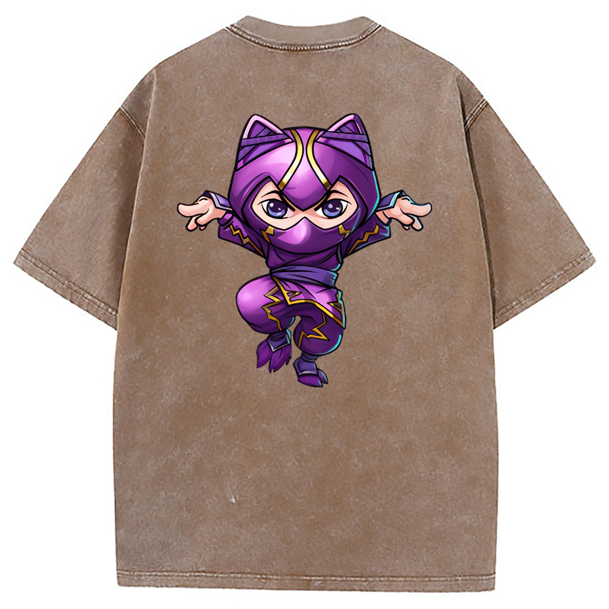 （画像用） リーグ・オブ・レジェンド League of Legends LOL 綿100% ヴィンテージ風 半袖Tシャツ（背面プリント）