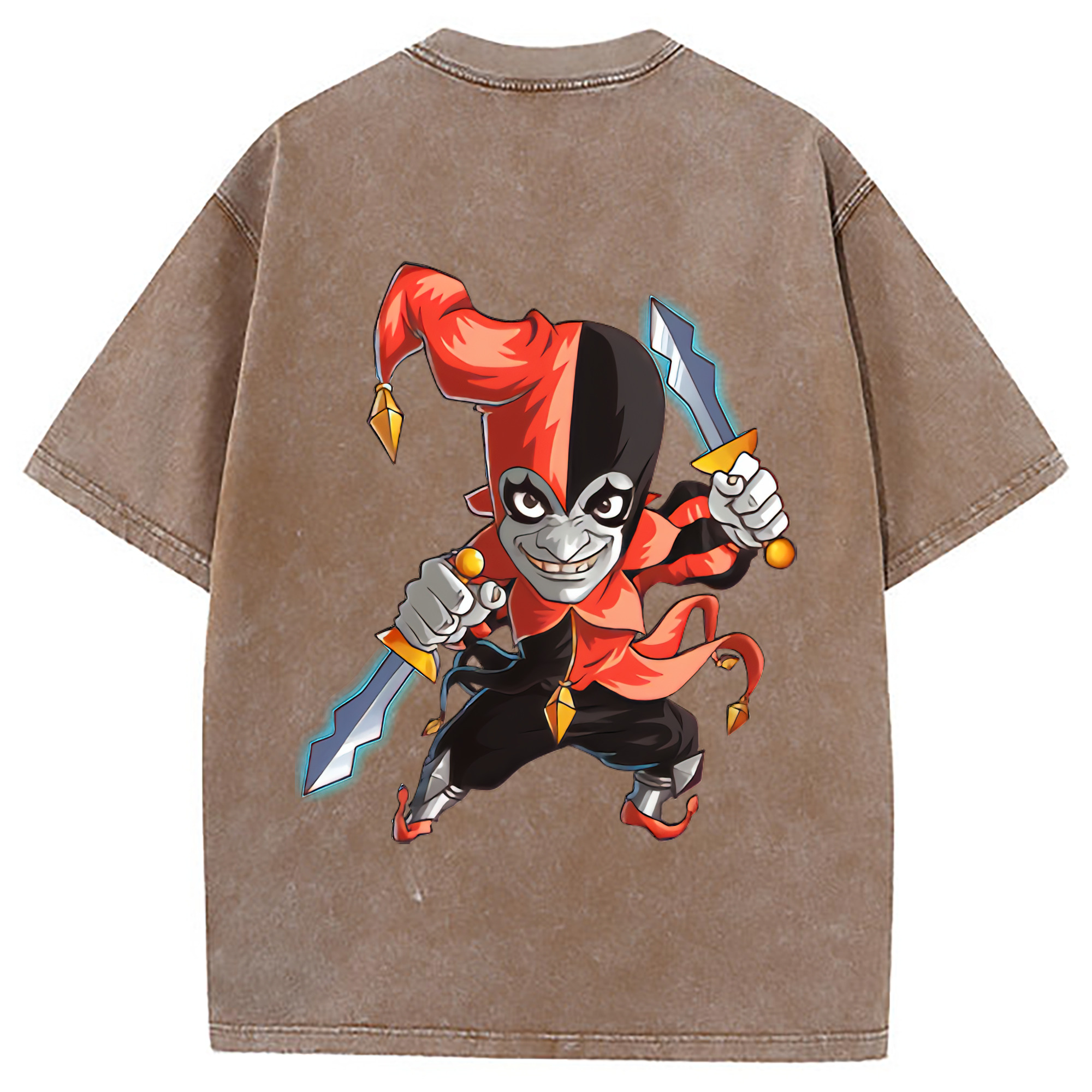 （画像用） リーグ・オブ・レジェンド League of Legends LOL 綿100% ヴィンテージ風 半袖Tシャツ（背面プリント）