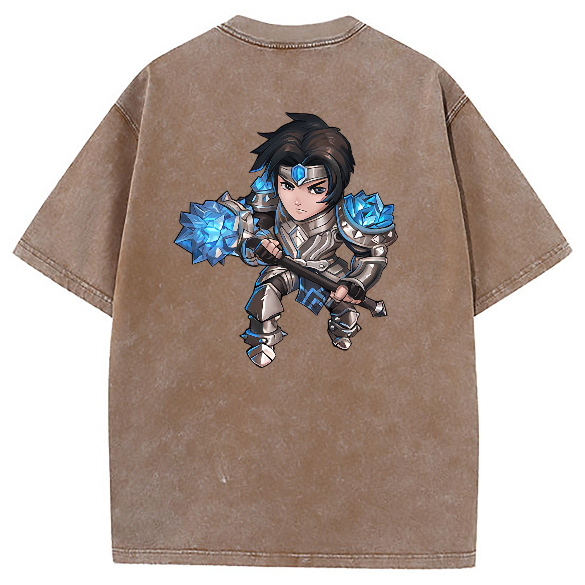 （画像用） リーグ・オブ・レジェンド League of Legends LOL 綿100% ヴィンテージ風 半袖Tシャツ（背面プリント）