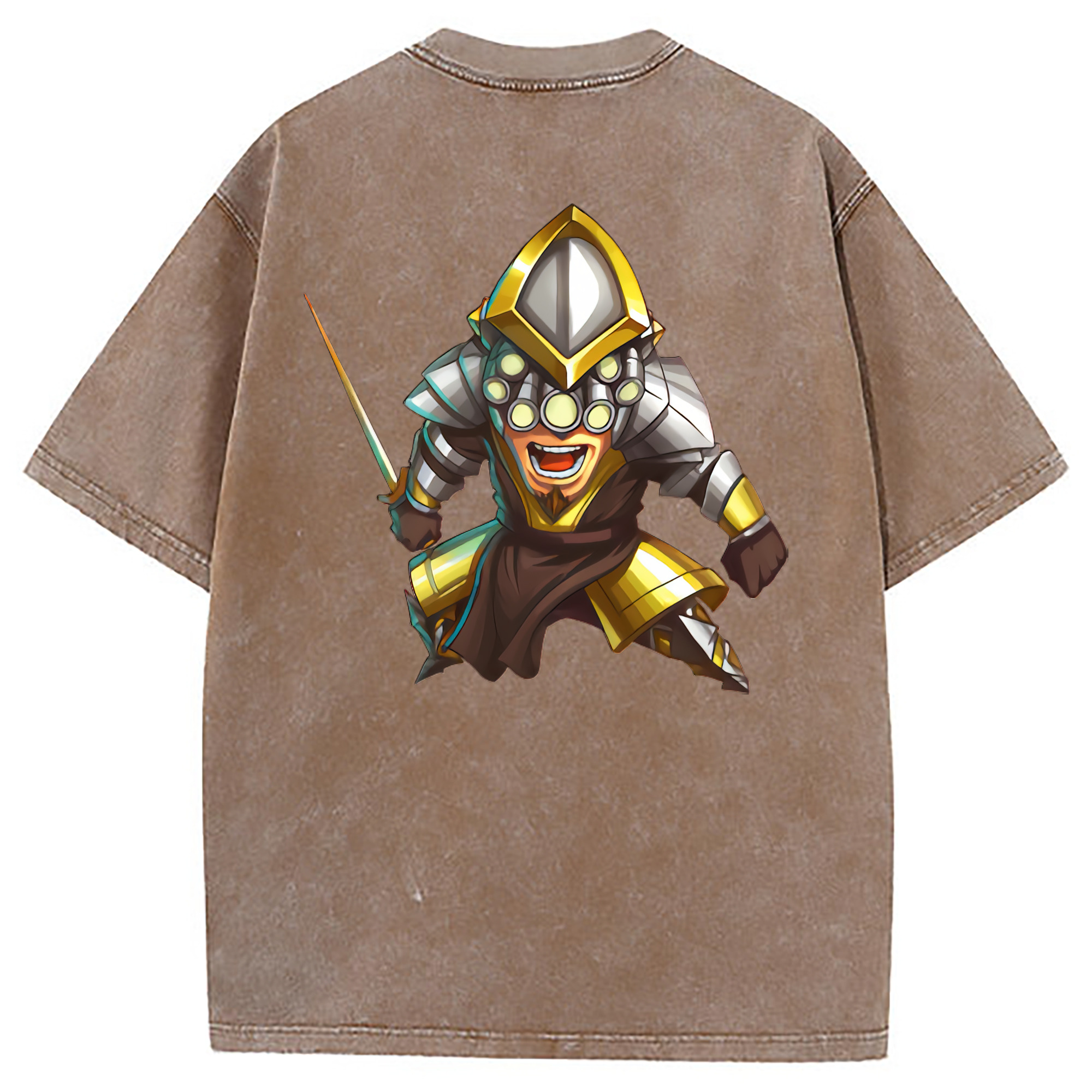 （画像用） リーグ・オブ・レジェンド League of Legends LOL 綿100% ヴィンテージ風 半袖Tシャツ（背面プリント）