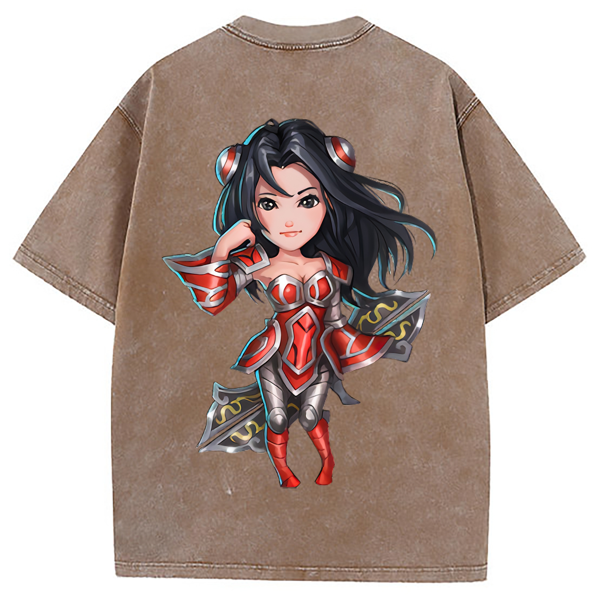 （画像用） リーグ・オブ・レジェンド League of Legends LOL 綿100% ヴィンテージ風 半袖Tシャツ（背面プリント）