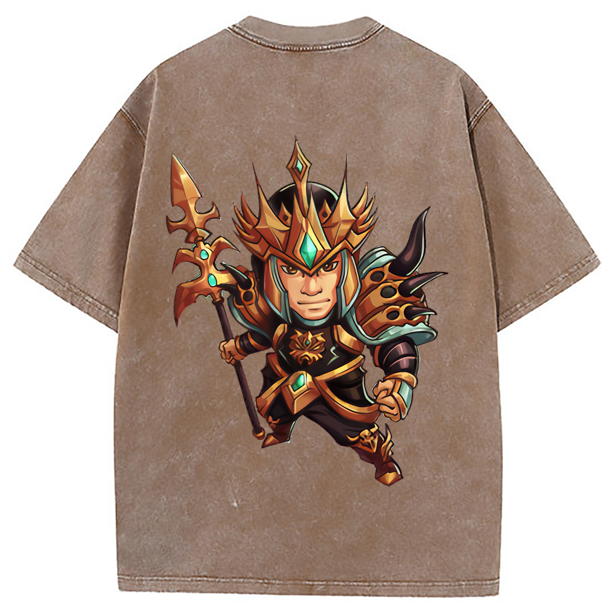 （画像用） リーグ・オブ・レジェンド League of Legends LOL 綿100% ヴィンテージ風 半袖Tシャツ（背面プリント）