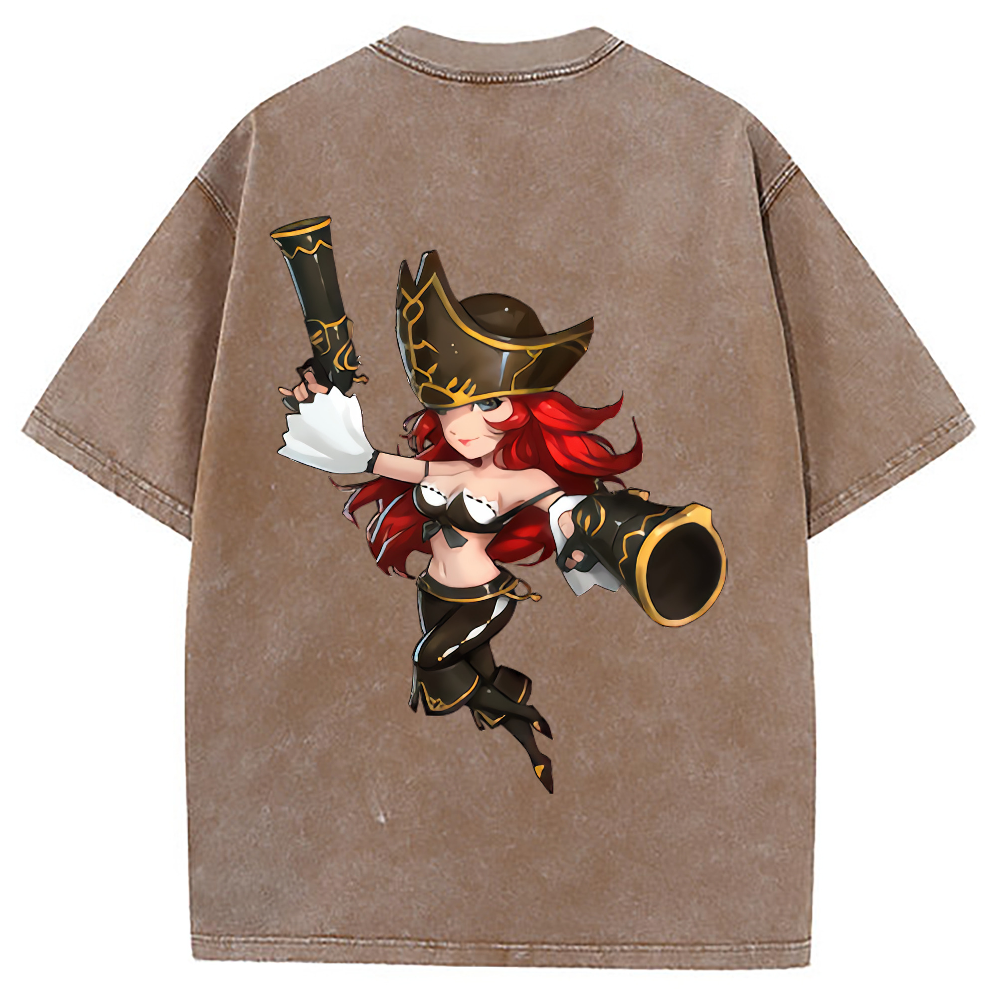 （画像用） リーグ・オブ・レジェンド League of Legends LOL 綿100% ヴィンテージ風 半袖Tシャツ（背面プリント）