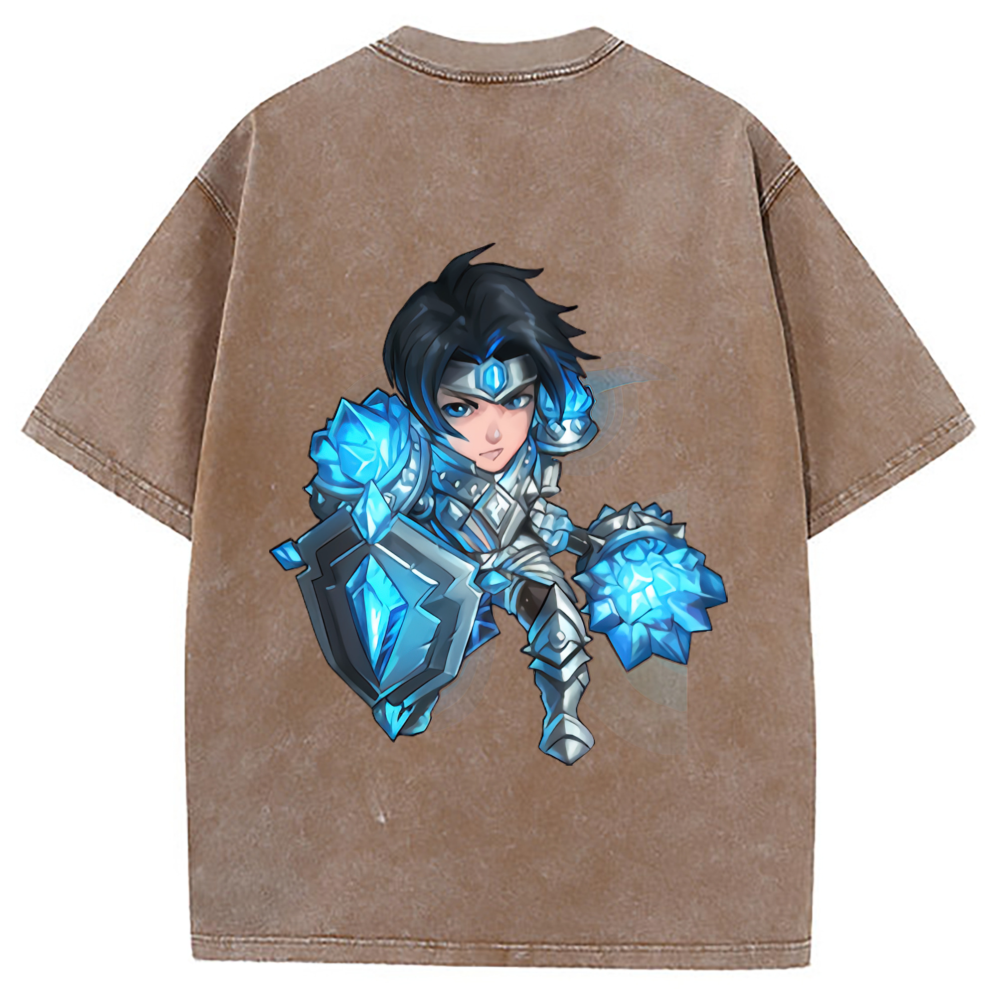 （画像用） リーグ・オブ・レジェンド League of Legends LOL 綿100% ヴィンテージ風 半袖Tシャツ（背面プリント）