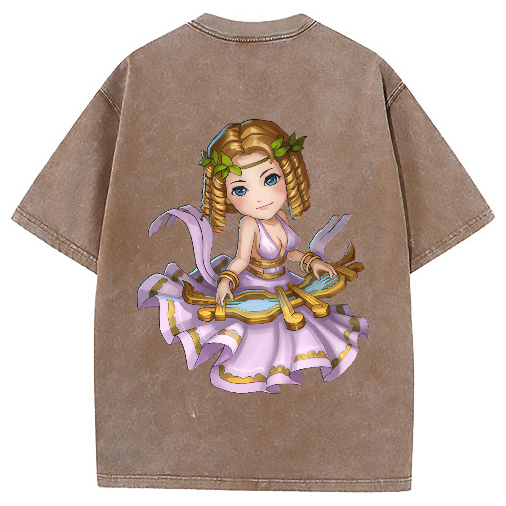 （画像用） リーグ・オブ・レジェンド League of Legends LOL 綿100% ヴィンテージ風 半袖Tシャツ（背面プリント）