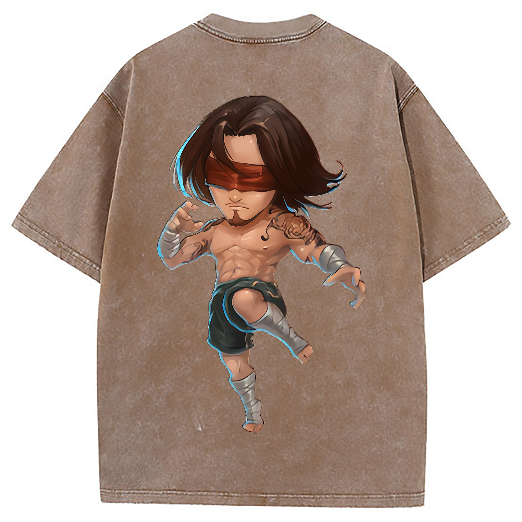 （画像用） リーグ・オブ・レジェンド League of Legends LOL 綿100% ヴィンテージ風 半袖Tシャツ（背面プリント）
