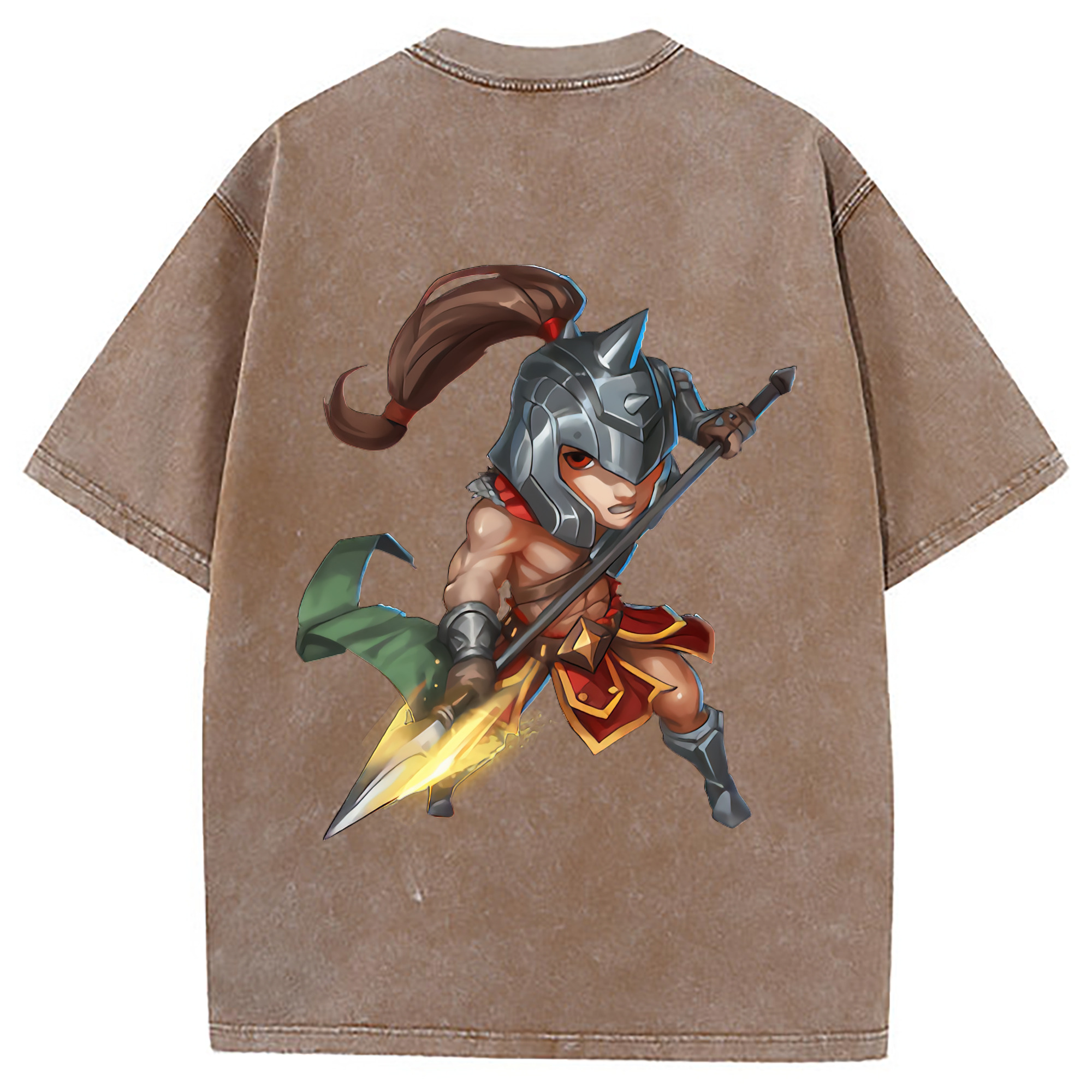 （画像用） リーグ・オブ・レジェンド League of Legends LOL 綿100% ヴィンテージ風 半袖Tシャツ（背面プリント）