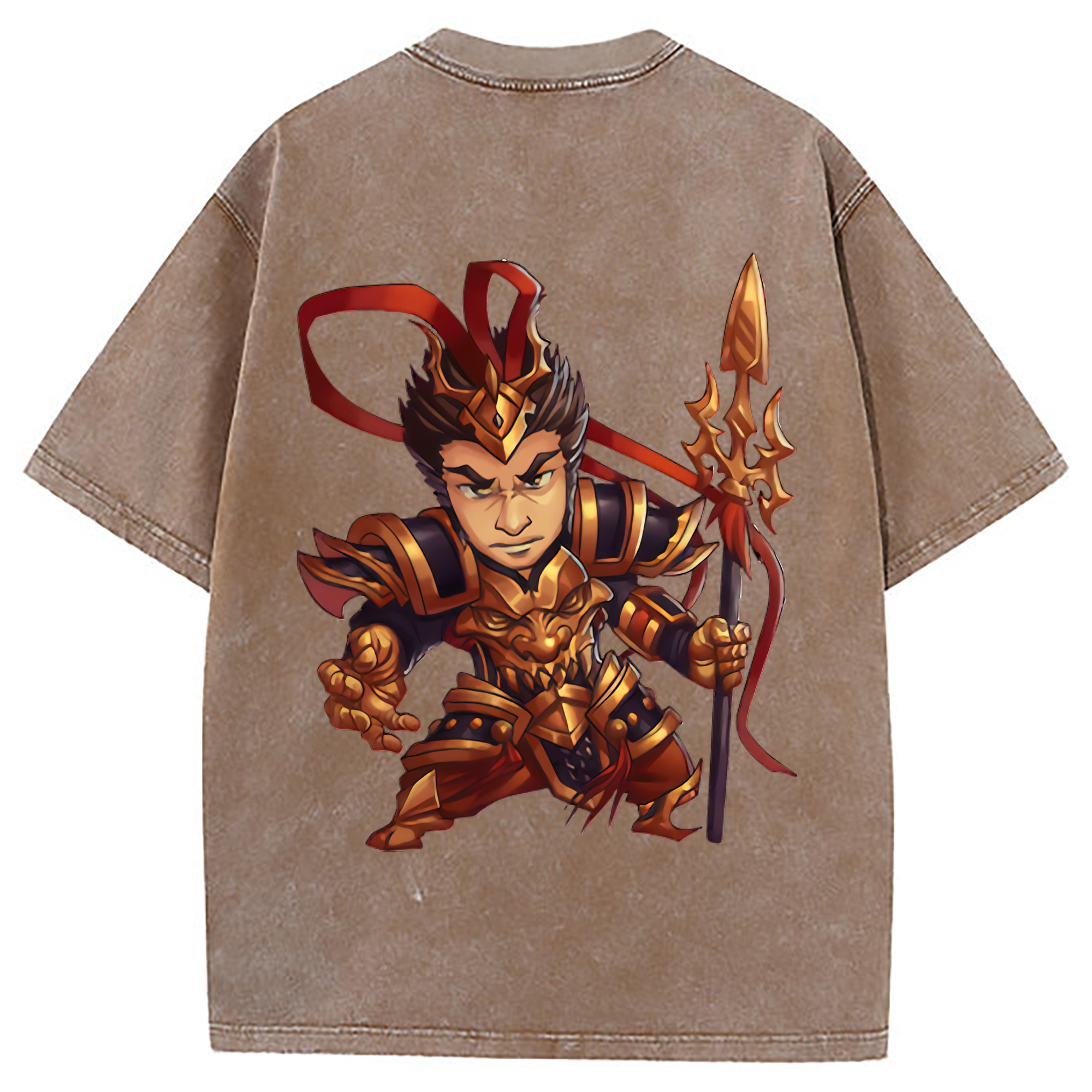 （画像用） リーグ・オブ・レジェンド League of Legends LOL 綿100% ヴィンテージ風 半袖Tシャツ（背面プリント）