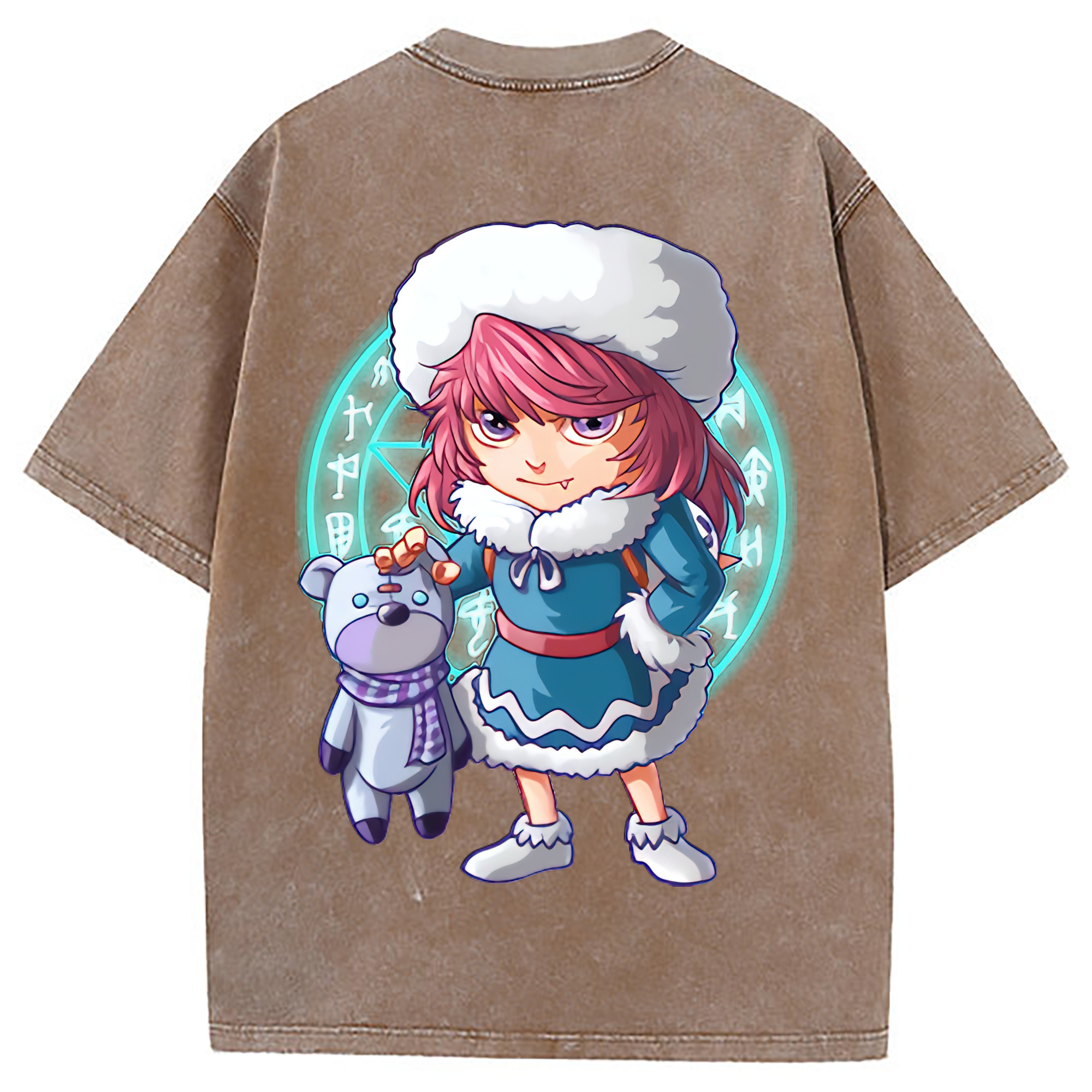 （画像用） リーグ・オブ・レジェンド League of Legends LOL 綿100% ヴィンテージ風 半袖Tシャツ（背面プリント）