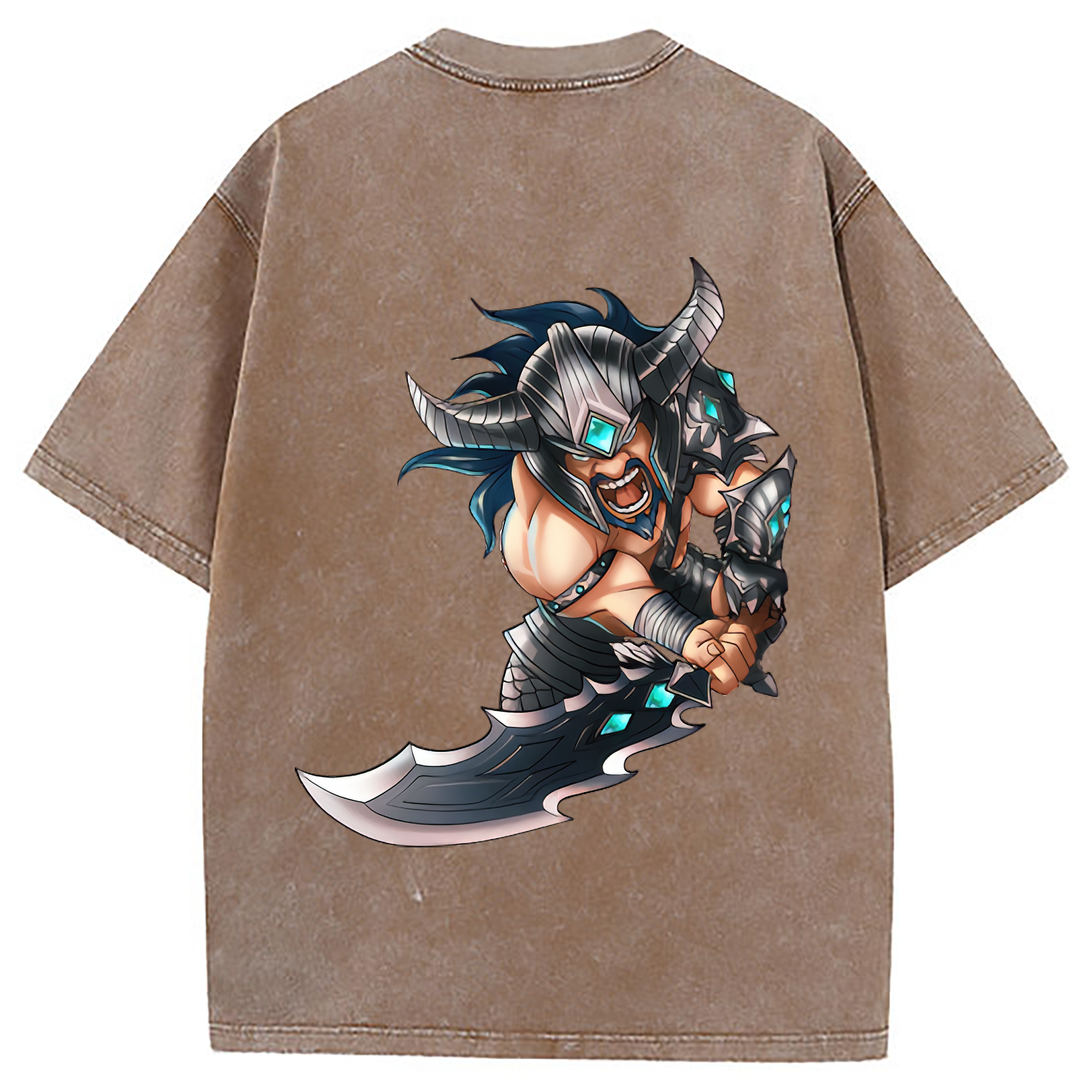 （画像用） リーグ・オブ・レジェンド League of Legends LOL 綿100% ヴィンテージ風 半袖Tシャツ（背面プリント）