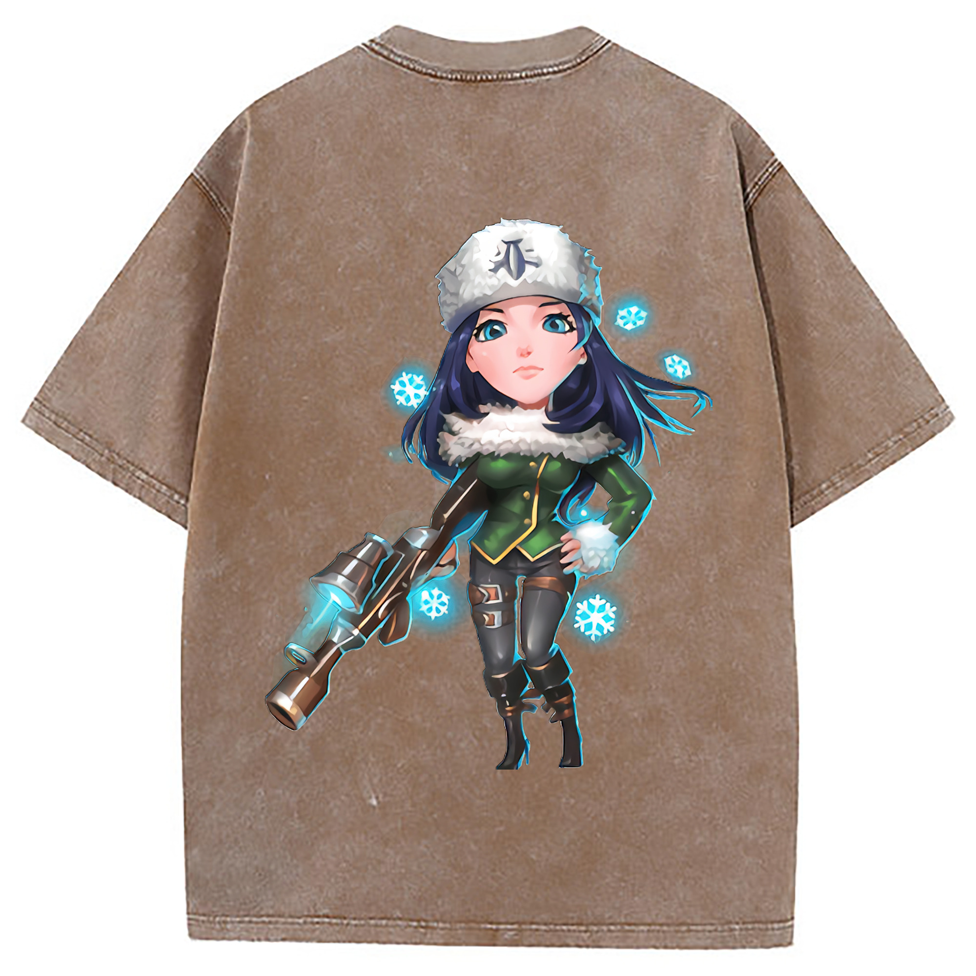 （画像用） リーグ・オブ・レジェンド League of Legends LOL 綿100% ヴィンテージ風 半袖Tシャツ（背面プリント）