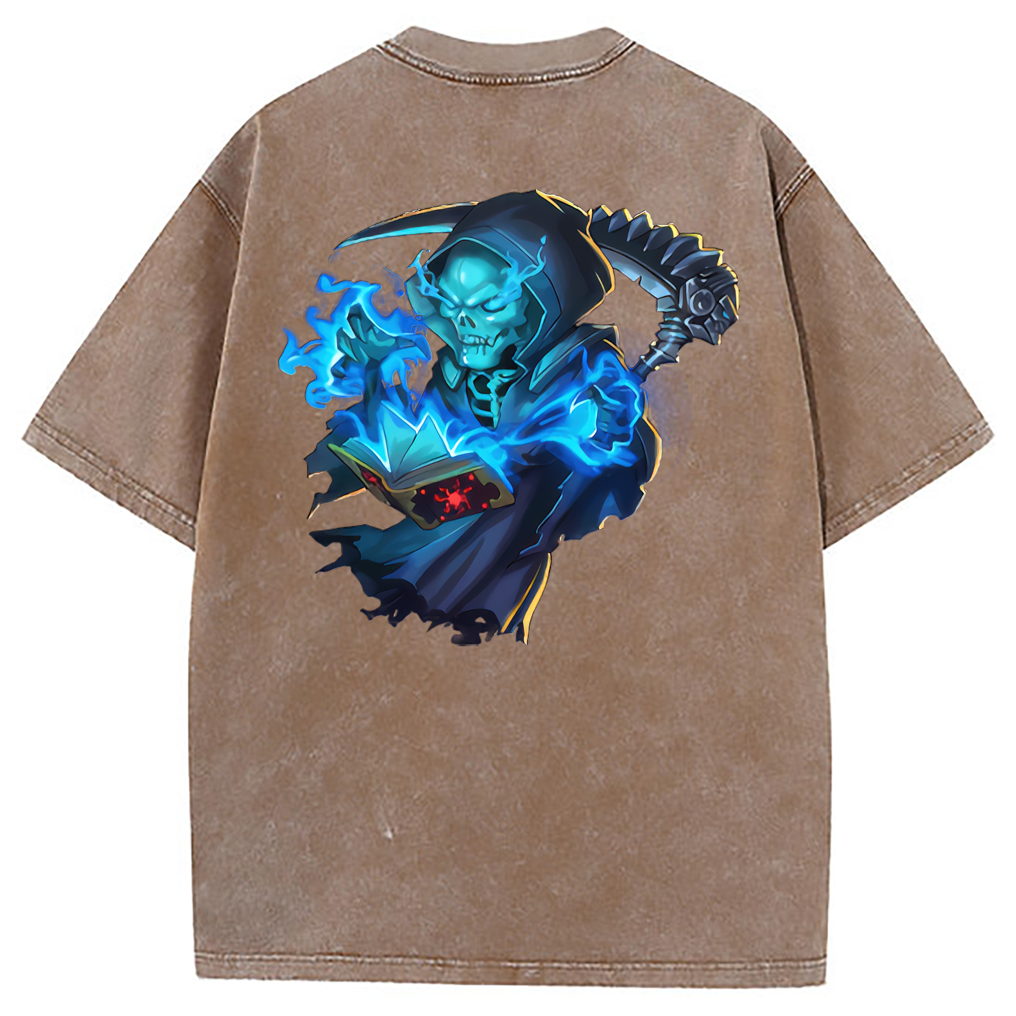 （画像用） リーグ・オブ・レジェンド League of Legends LOL 綿100% ヴィンテージ風 半袖Tシャツ（背面プリント）