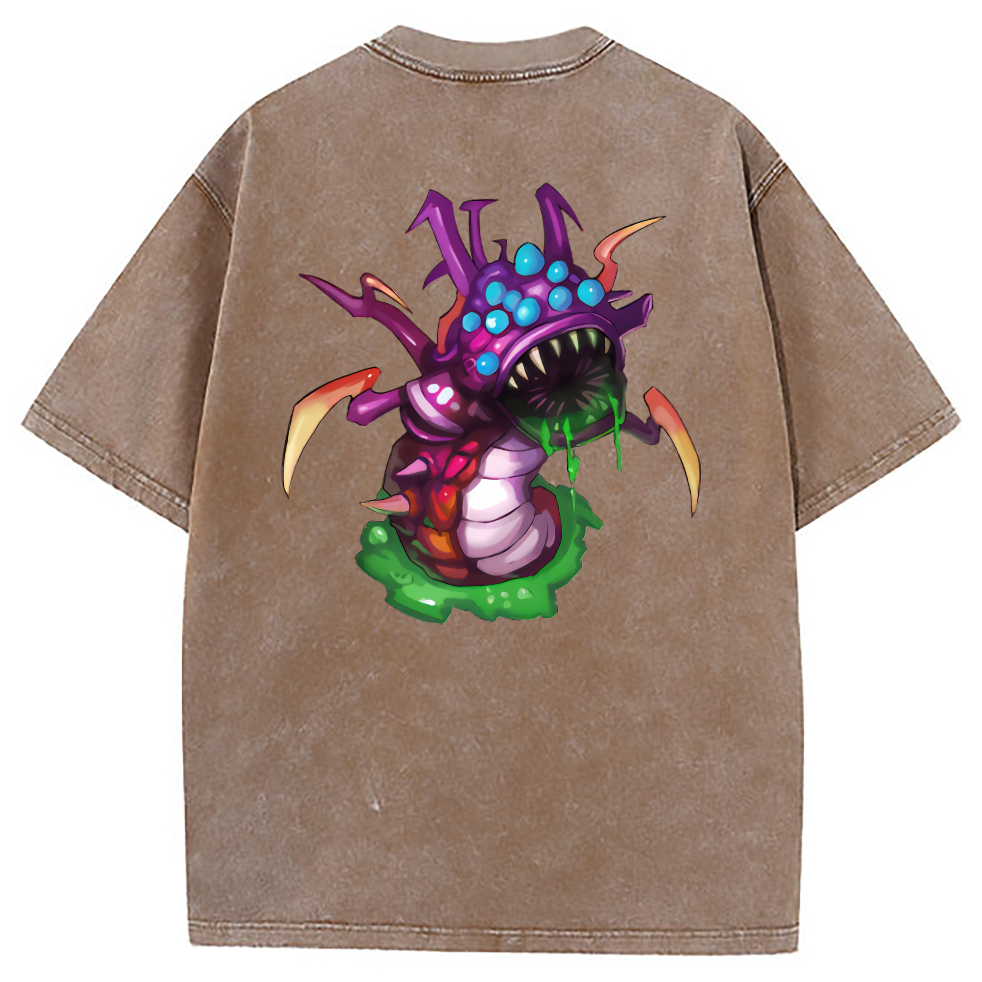 （画像用） リーグ・オブ・レジェンド League of Legends LOL 綿100% ヴィンテージ風 半袖Tシャツ（背面プリント）