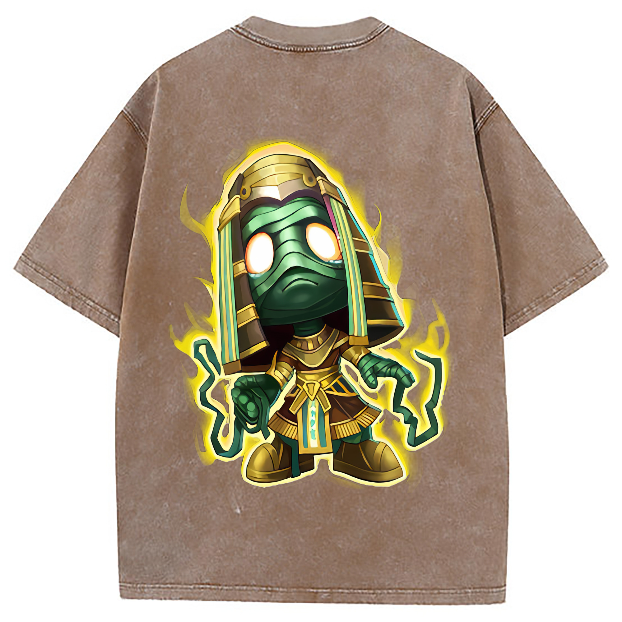 （画像用） リーグ・オブ・レジェンド League of Legends LOL 綿100% ヴィンテージ風 半袖Tシャツ（背面プリント）