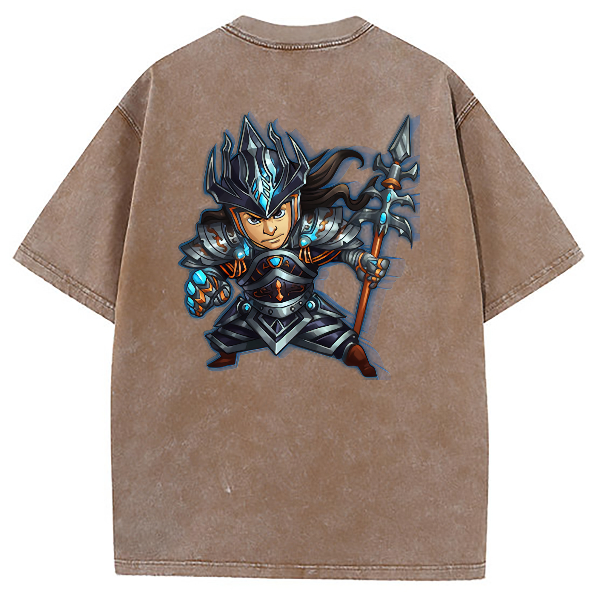 （画像用） リーグ・オブ・レジェンド League of Legends LOL 綿100% ヴィンテージ風 半袖Tシャツ（背面プリント）