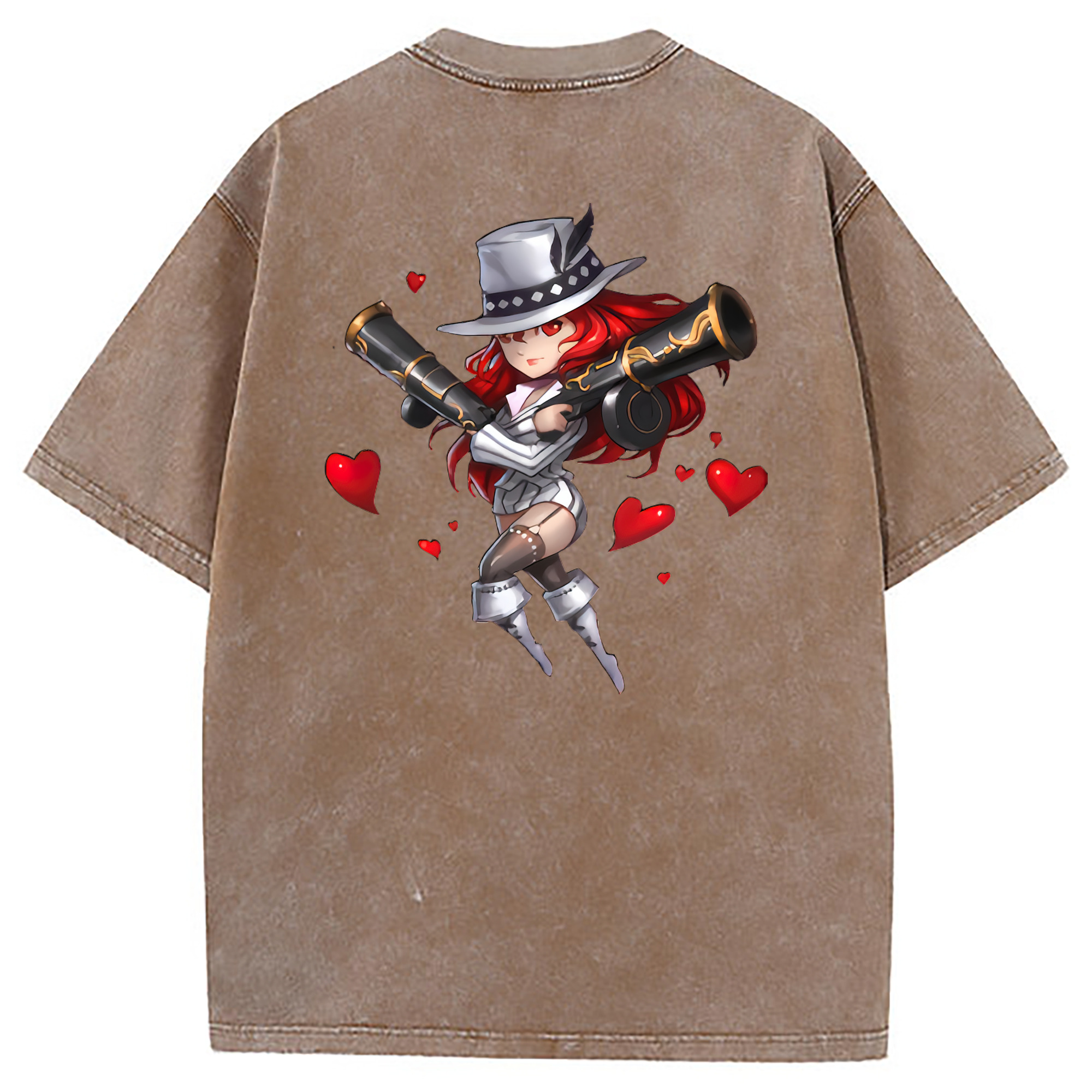 （画像用） リーグ・オブ・レジェンド League of Legends LOL 綿100% ヴィンテージ風 半袖Tシャツ（背面プリント）