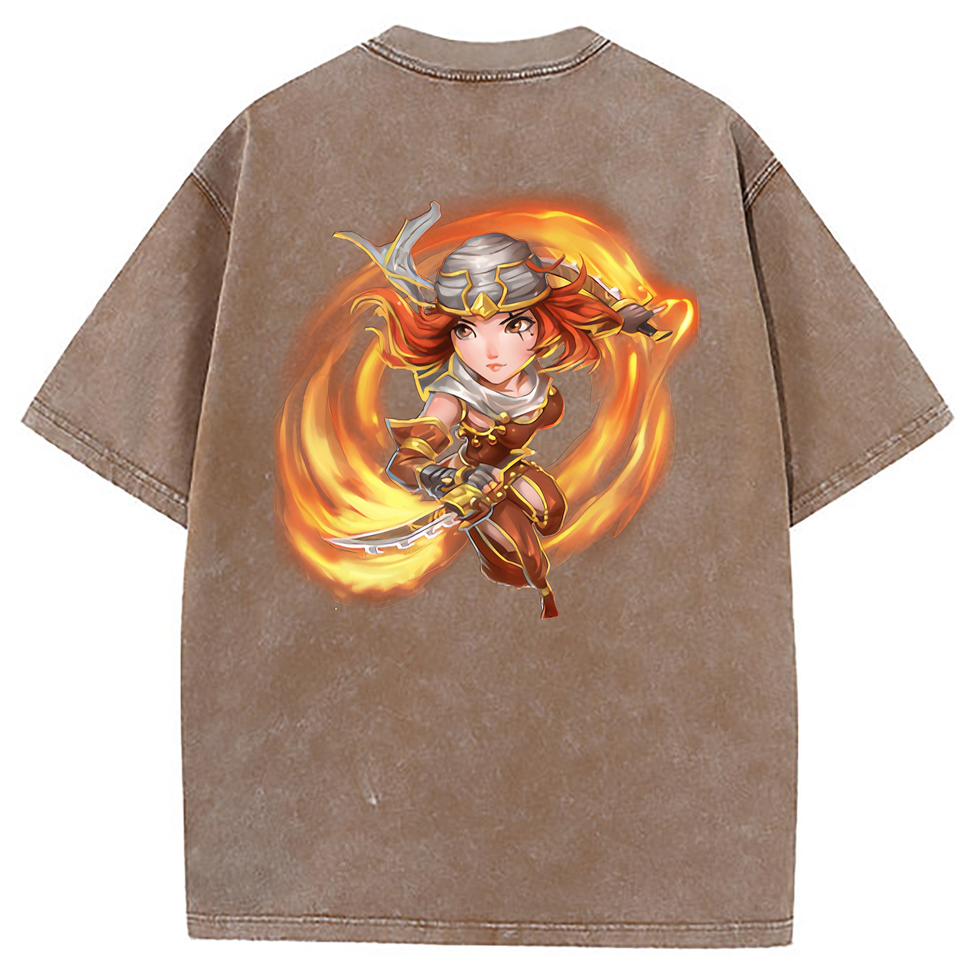 （画像用） リーグ・オブ・レジェンド League of Legends LOL 綿100% ヴィンテージ風 半袖Tシャツ（背面プリント）
