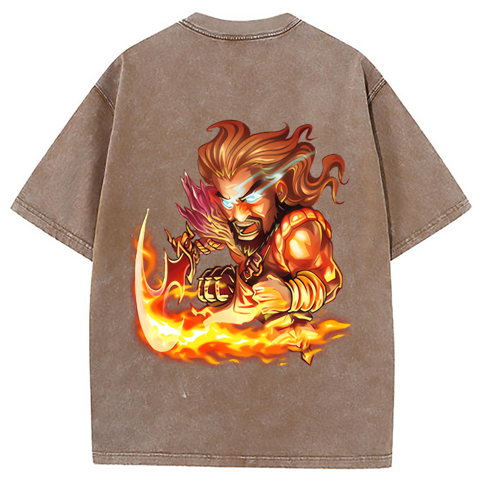 （画像用） リーグ・オブ・レジェンド League of Legends LOL 綿100% ヴィンテージ風 半袖Tシャツ（背面プリント）