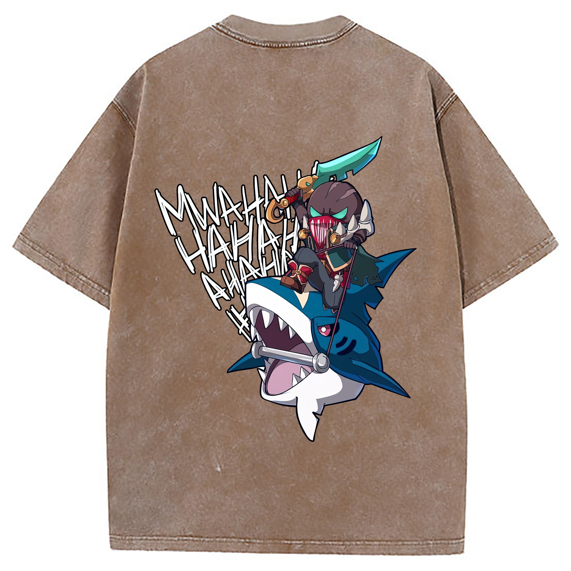 （画像用） リーグ・オブ・レジェンド League of Legends LOL 綿100% ヴィンテージ風 半袖Tシャツ（背面プリント）