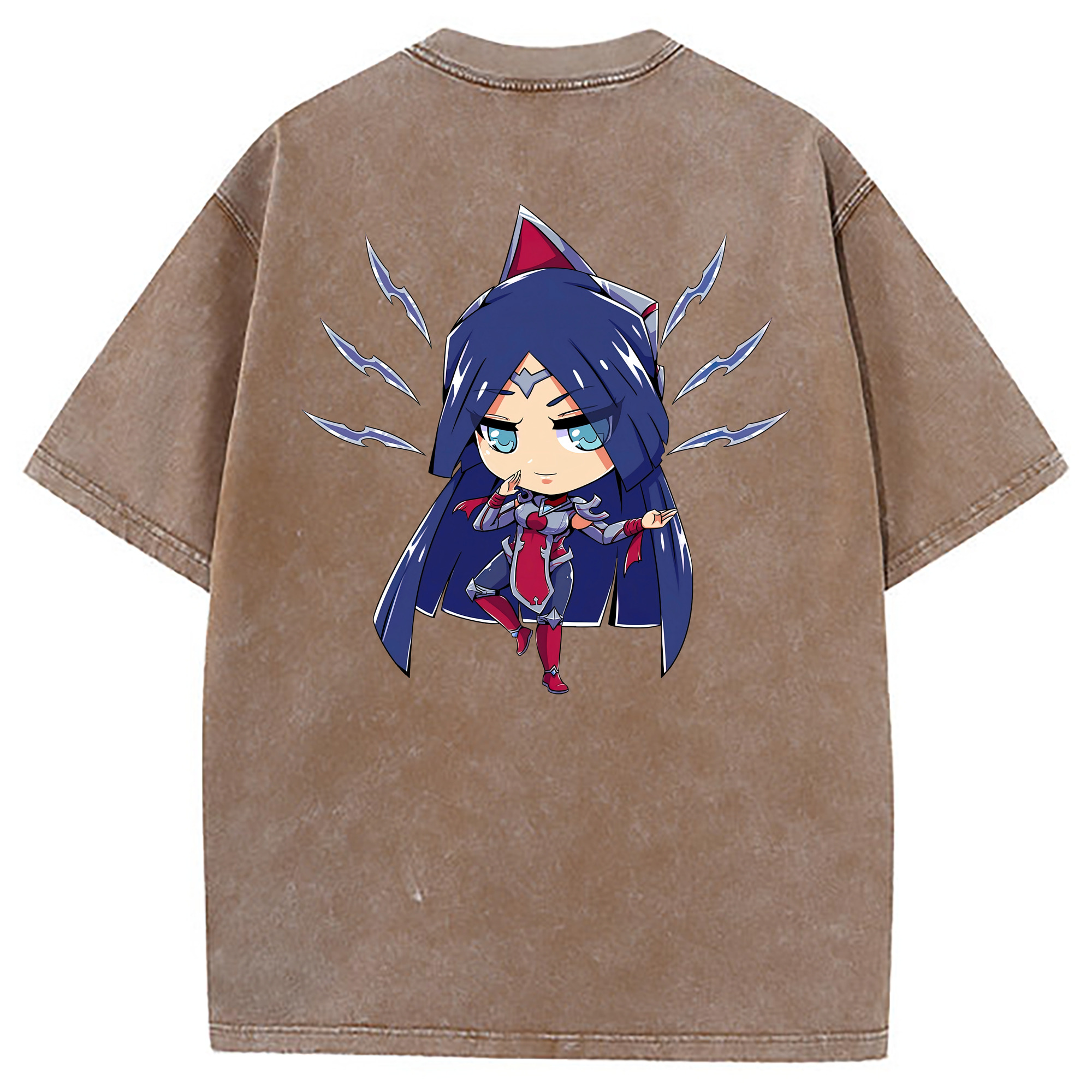 （画像用） リーグ・オブ・レジェンド League of Legends LOL 綿100% ヴィンテージ風 半袖Tシャツ（背面プリント）