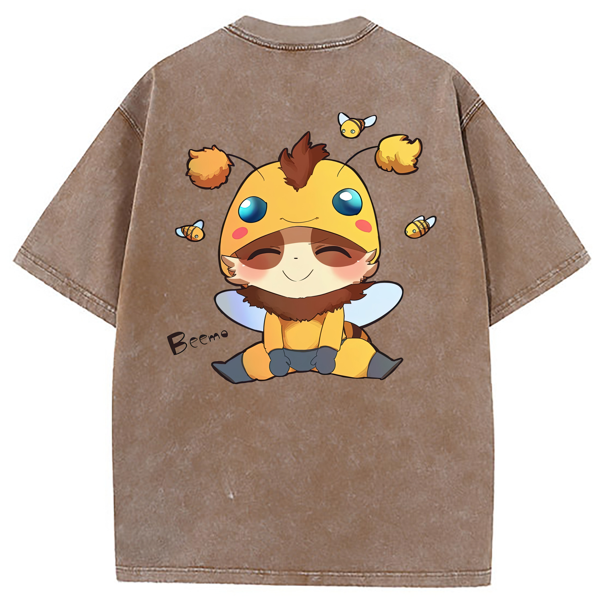 （画像用） リーグ・オブ・レジェンド League of Legends LOL 綿100% ヴィンテージ風 半袖Tシャツ（背面プリント）