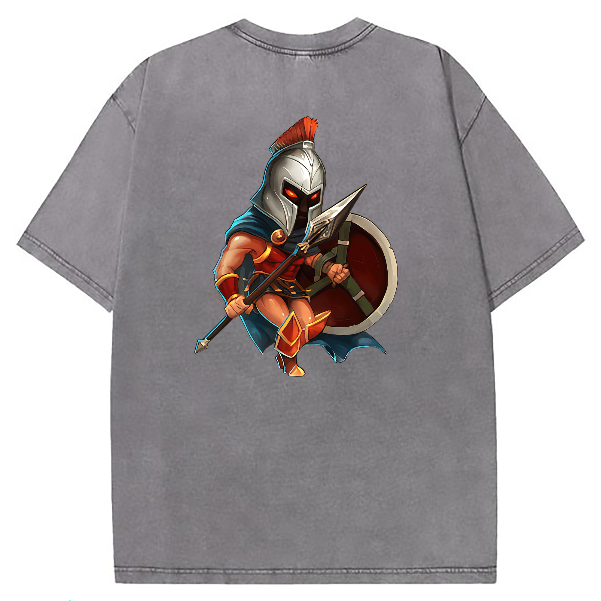 （画像用） リーグ・オブ・レジェンド League of Legends LOL 綿100% ヴィンテージ風 半袖Tシャツ（背面プリント）