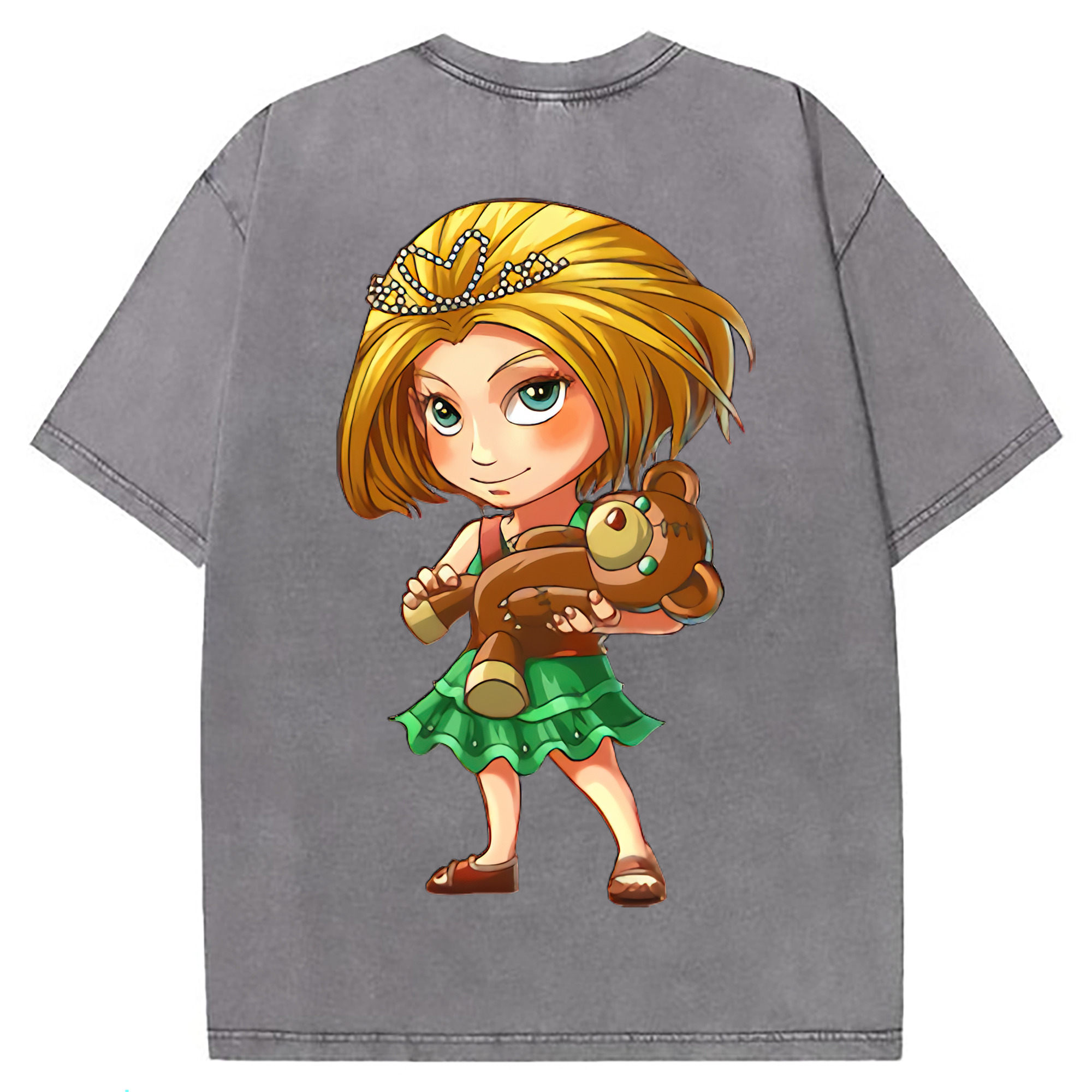 （画像用） リーグ・オブ・レジェンド League of Legends LOL 綿100% ヴィンテージ風 半袖Tシャツ（背面プリント）