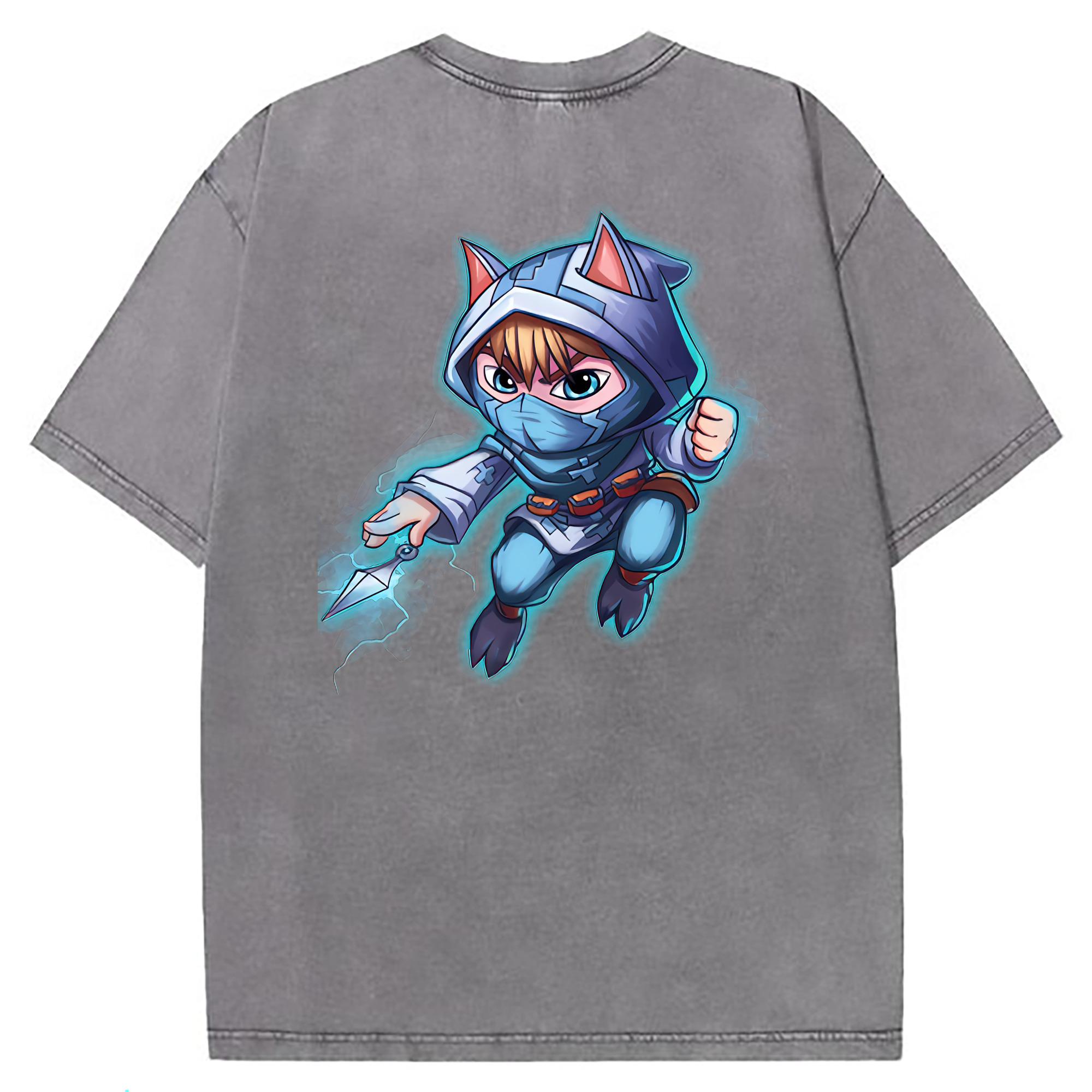 （画像用） リーグ・オブ・レジェンド League of Legends LOL 綿100% ヴィンテージ風 半袖Tシャツ（背面プリント）