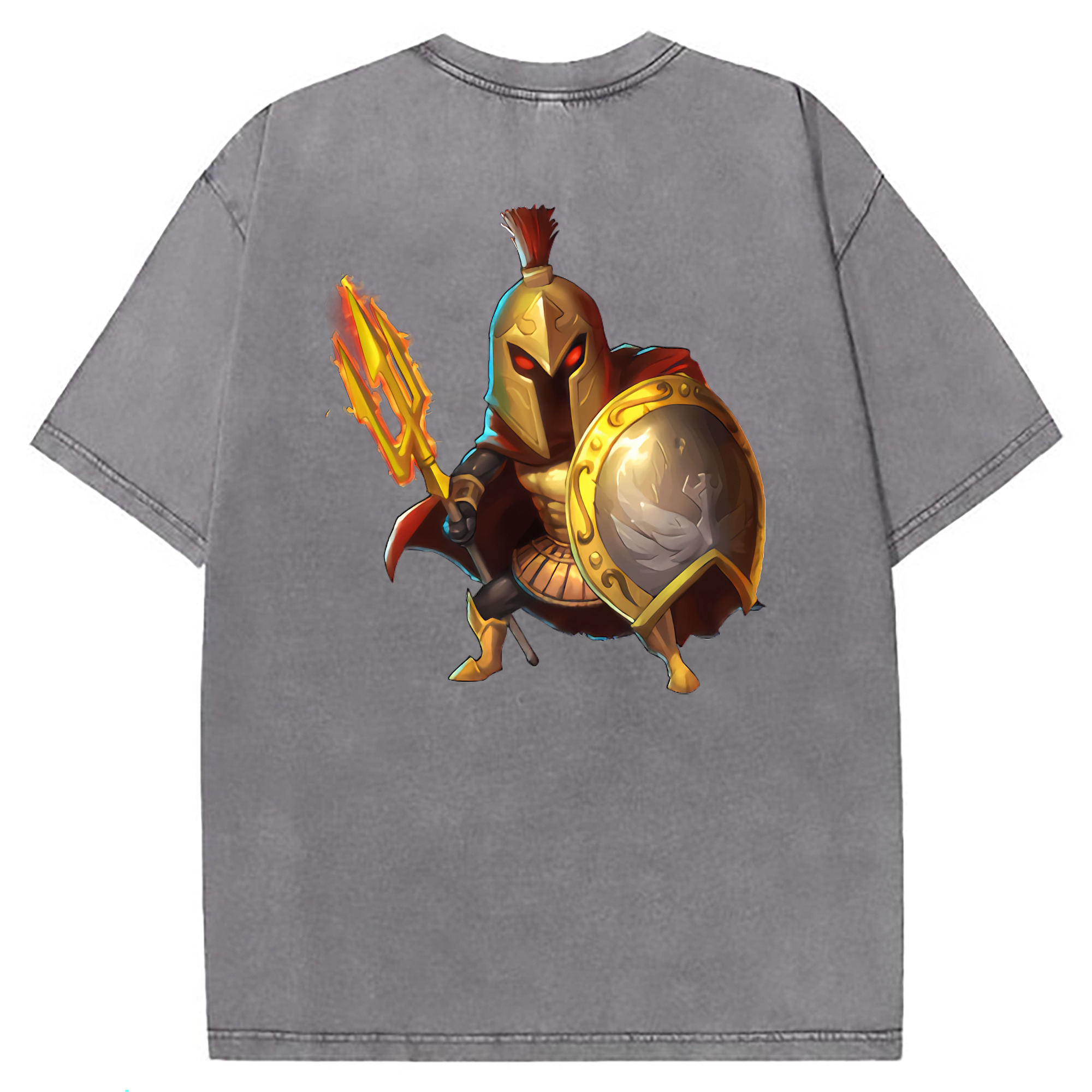 （画像用） リーグ・オブ・レジェンド League of Legends LOL 綿100% ヴィンテージ風 半袖Tシャツ（背面プリント）