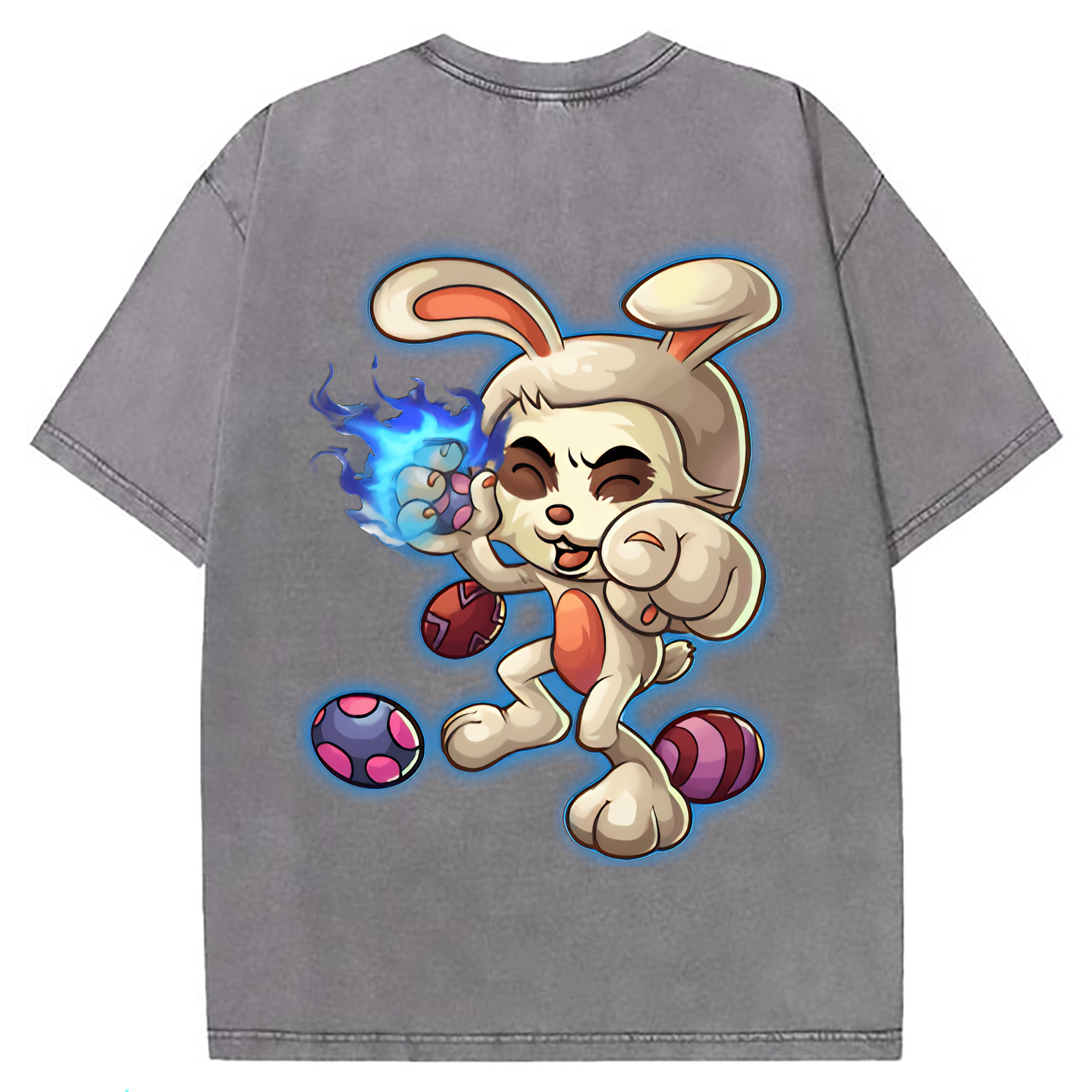 （画像用） リーグ・オブ・レジェンド League of Legends LOL 綿100% ヴィンテージ風 半袖Tシャツ（背面プリント）