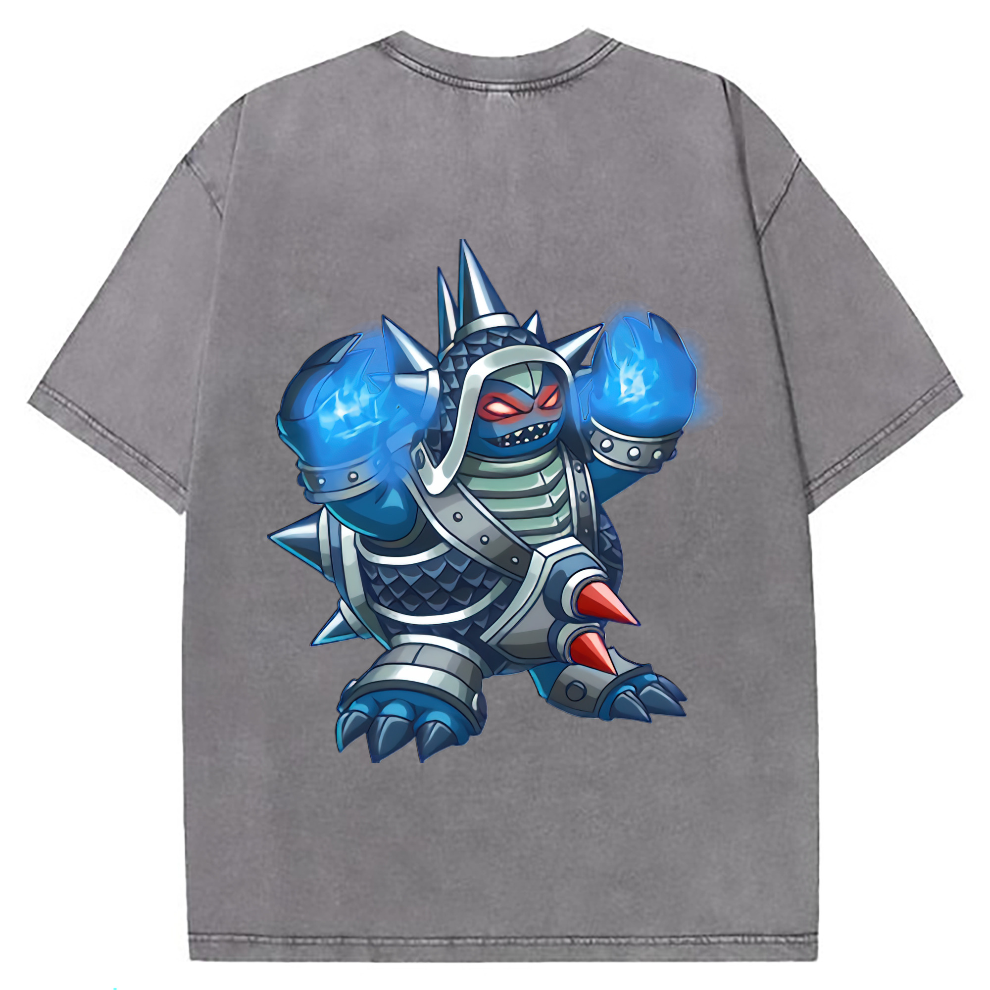 （画像用） リーグ・オブ・レジェンド League of Legends LOL 綿100% ヴィンテージ風 半袖Tシャツ（背面プリント）