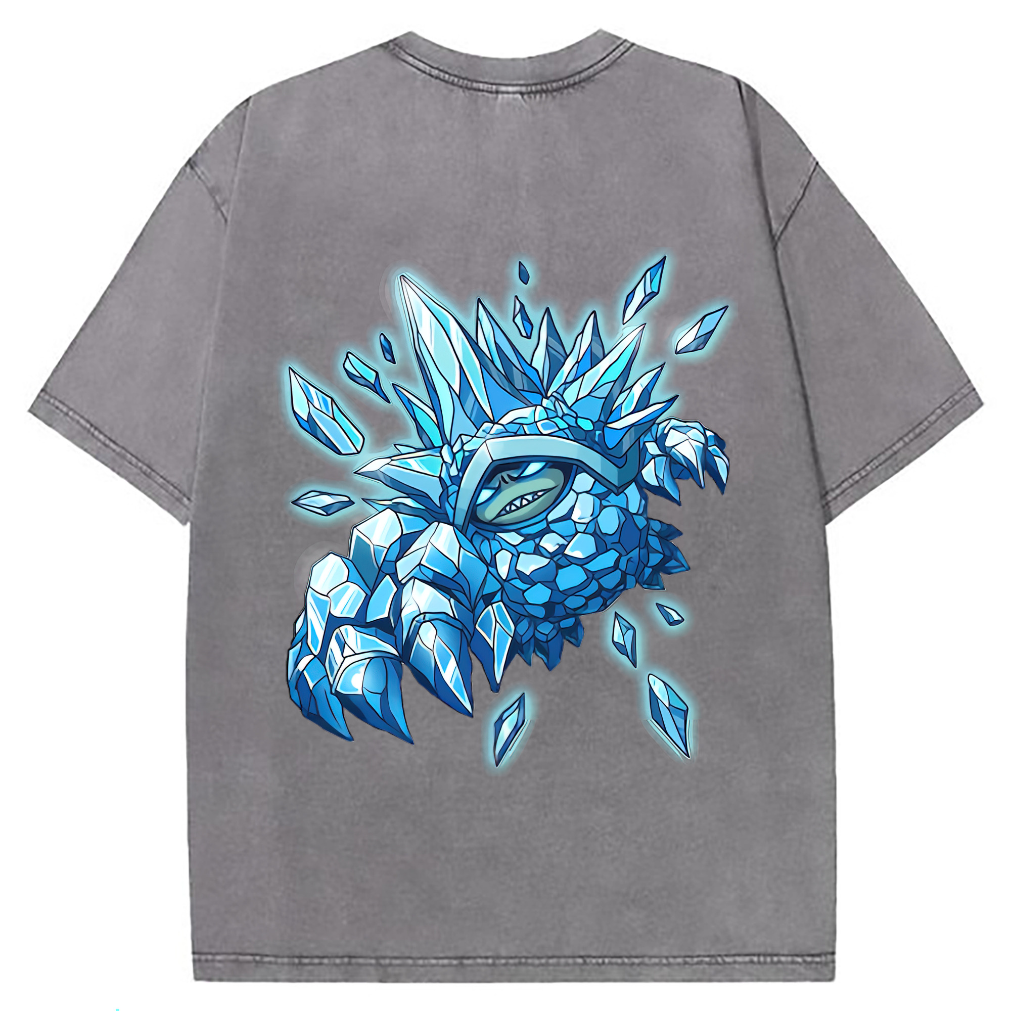 （画像用） リーグ・オブ・レジェンド League of Legends LOL 綿100% ヴィンテージ風 半袖Tシャツ（背面プリント）