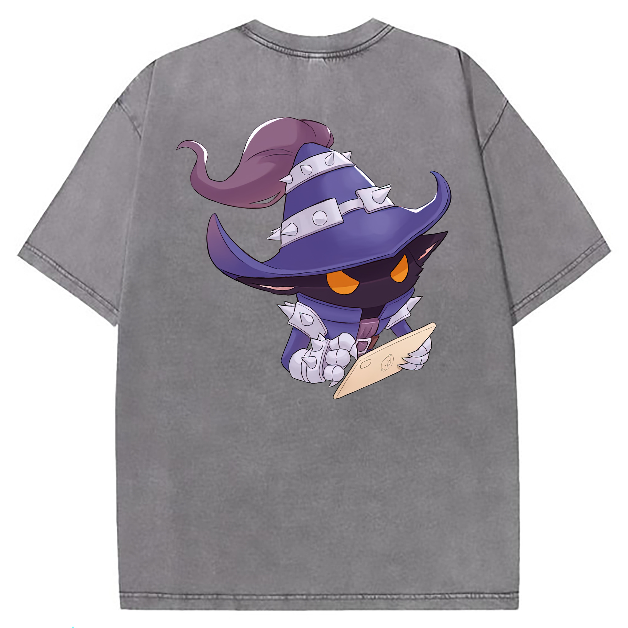 （画像用） リーグ・オブ・レジェンド League of Legends LOL 綿100% ヴィンテージ風 半袖Tシャツ（背面プリント）