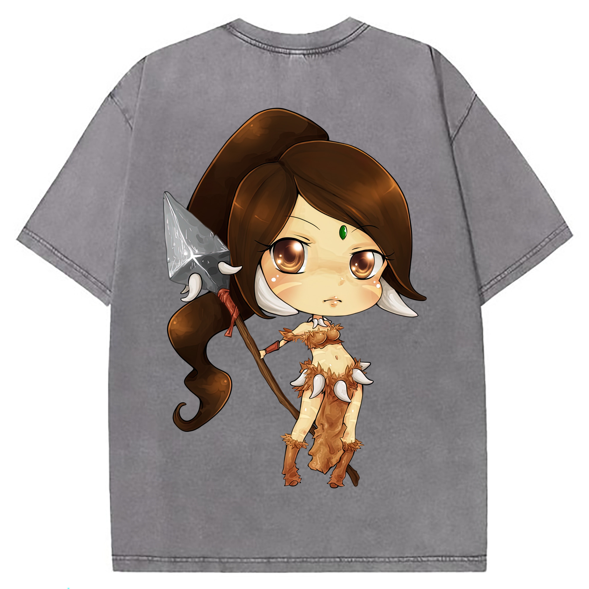 （画像用） リーグ・オブ・レジェンド League of Legends LOL 綿100% ヴィンテージ風 半袖Tシャツ（背面プリント）