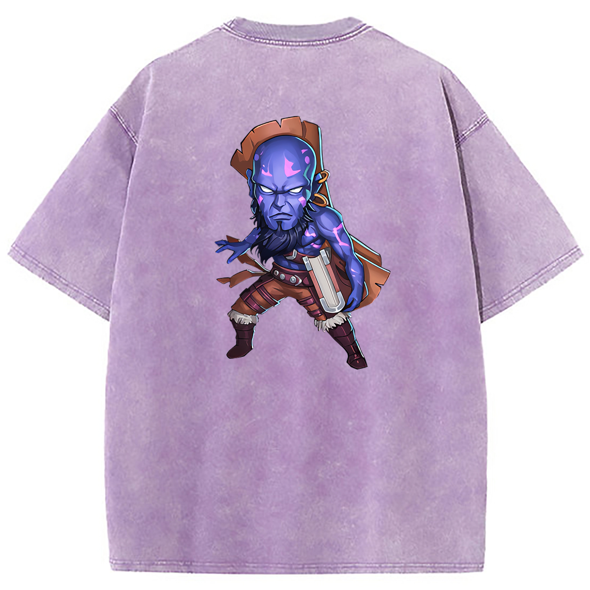 （画像用） リーグ・オブ・レジェンド League of Legends LOL 綿100% ヴィンテージ風 半袖Tシャツ（背面プリント）