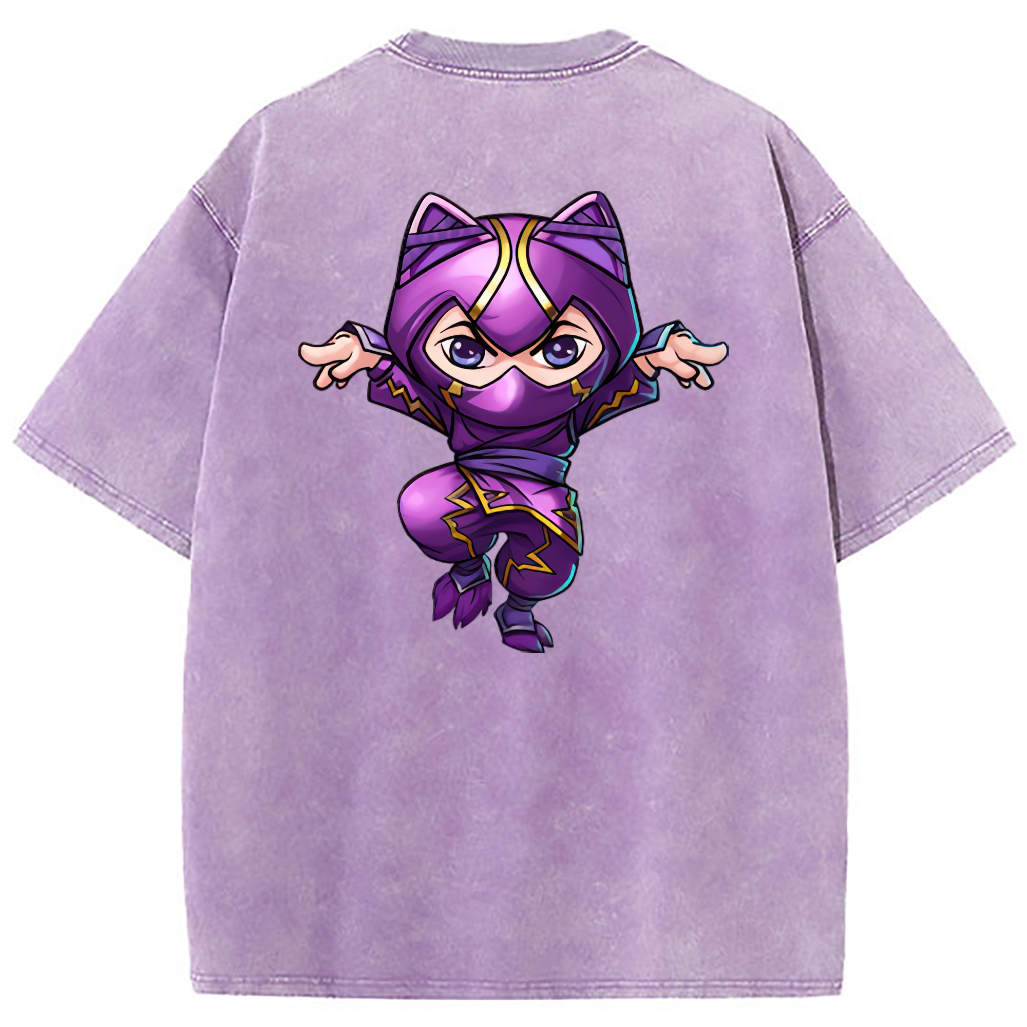 （画像用） リーグ・オブ・レジェンド League of Legends LOL 綿100% ヴィンテージ風 半袖Tシャツ（背面プリント）