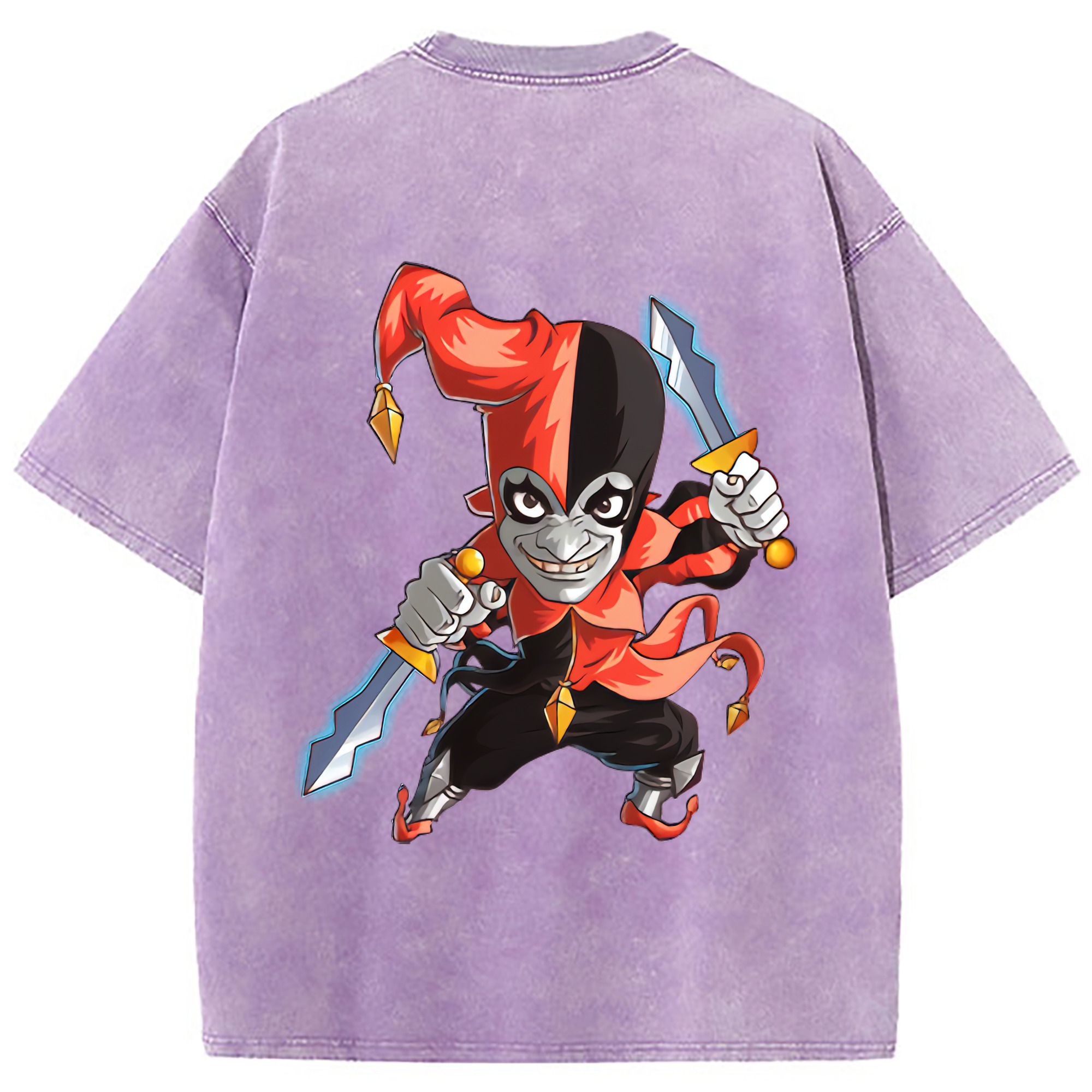 （画像用） リーグ・オブ・レジェンド League of Legends LOL 綿100% ヴィンテージ風 半袖Tシャツ（背面プリント）