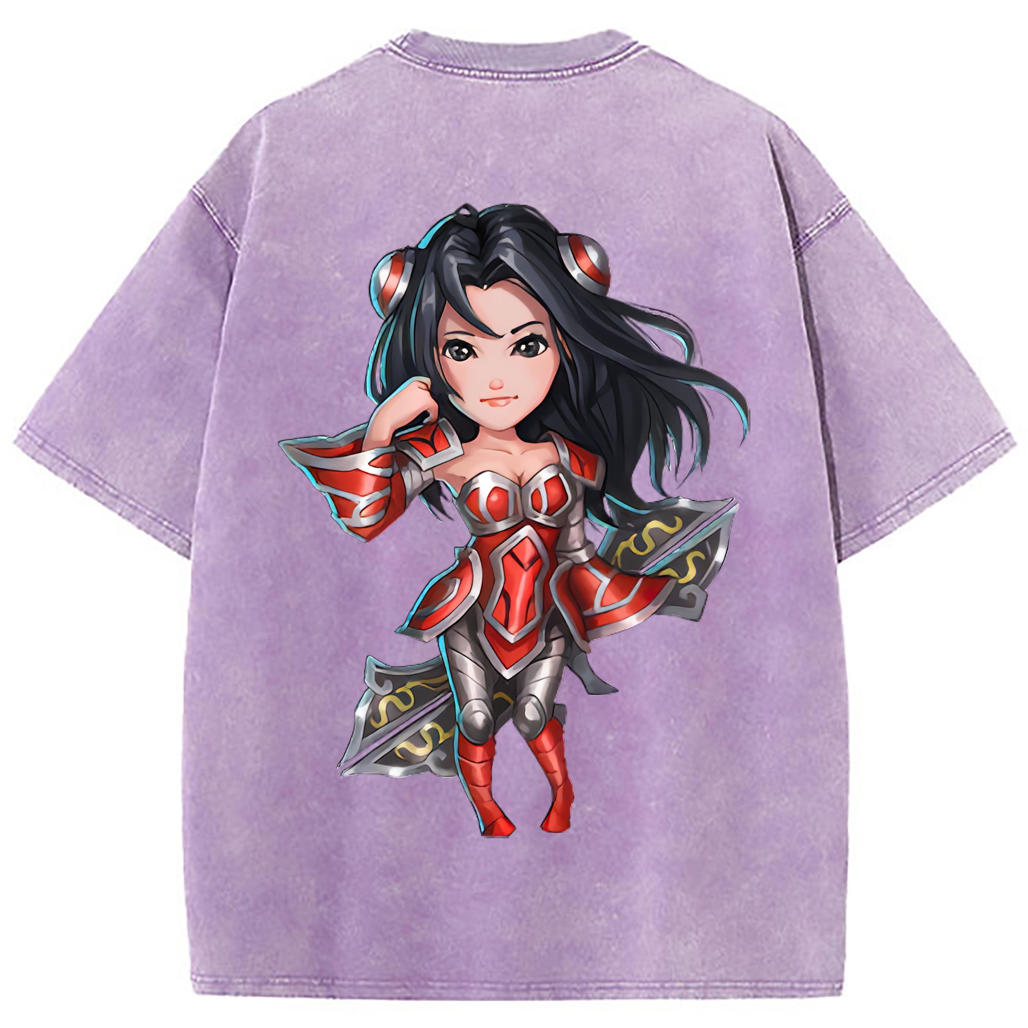 （画像用） リーグ・オブ・レジェンド League of Legends LOL 綿100% ヴィンテージ風 半袖Tシャツ（背面プリント）
