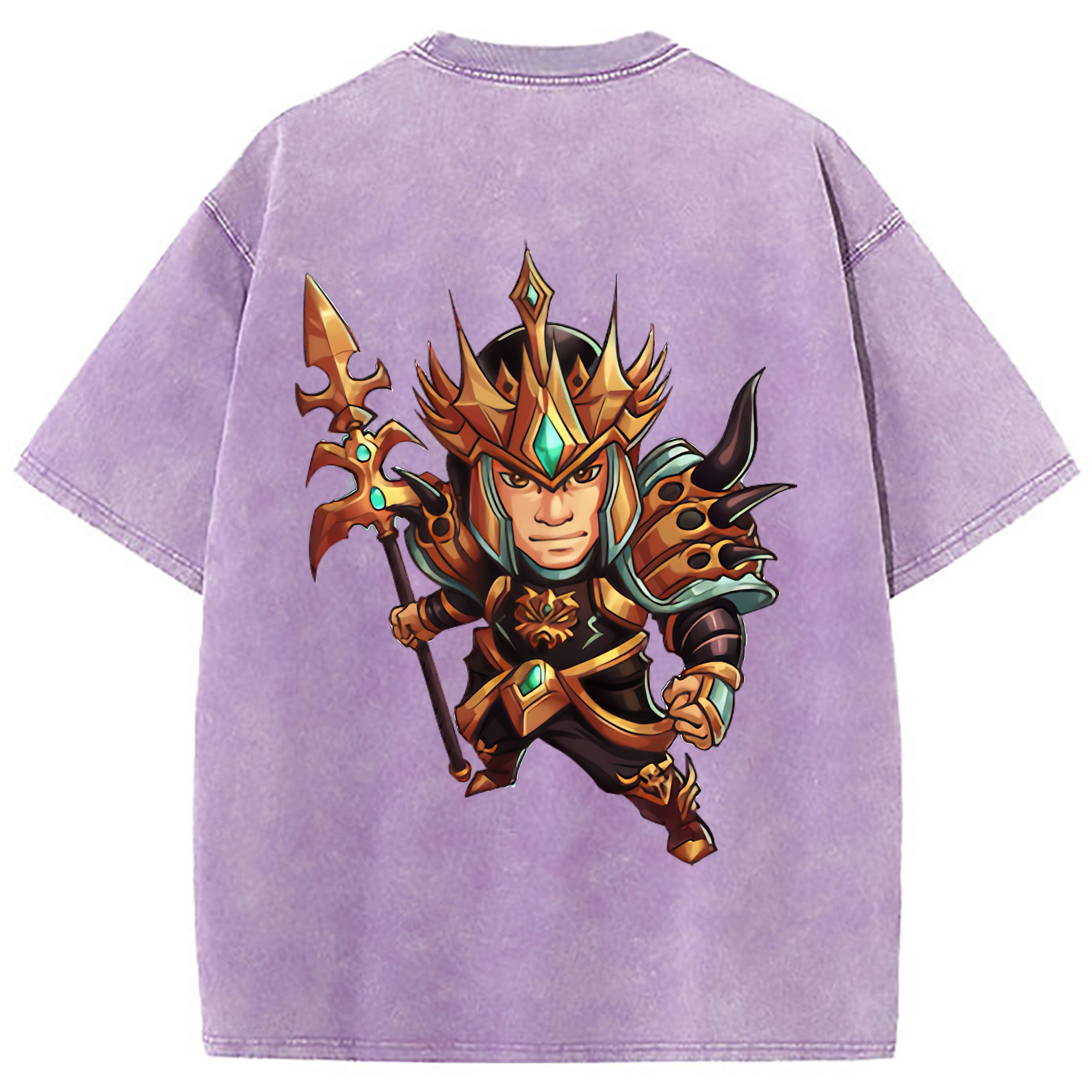 （画像用） リーグ・オブ・レジェンド League of Legends LOL 綿100% ヴィンテージ風 半袖Tシャツ（背面プリント）