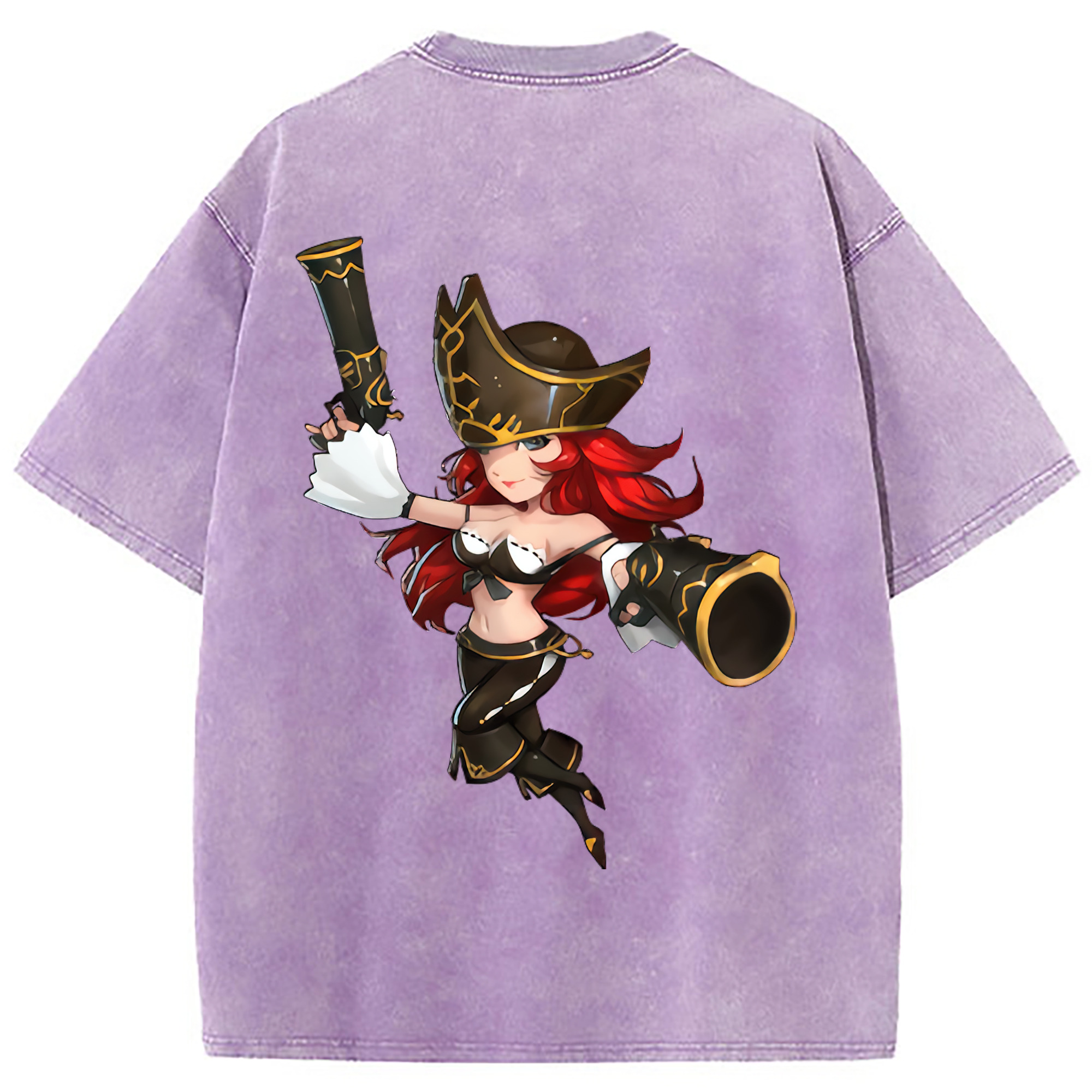 （画像用） リーグ・オブ・レジェンド League of Legends LOL 綿100% ヴィンテージ風 半袖Tシャツ（背面プリント）