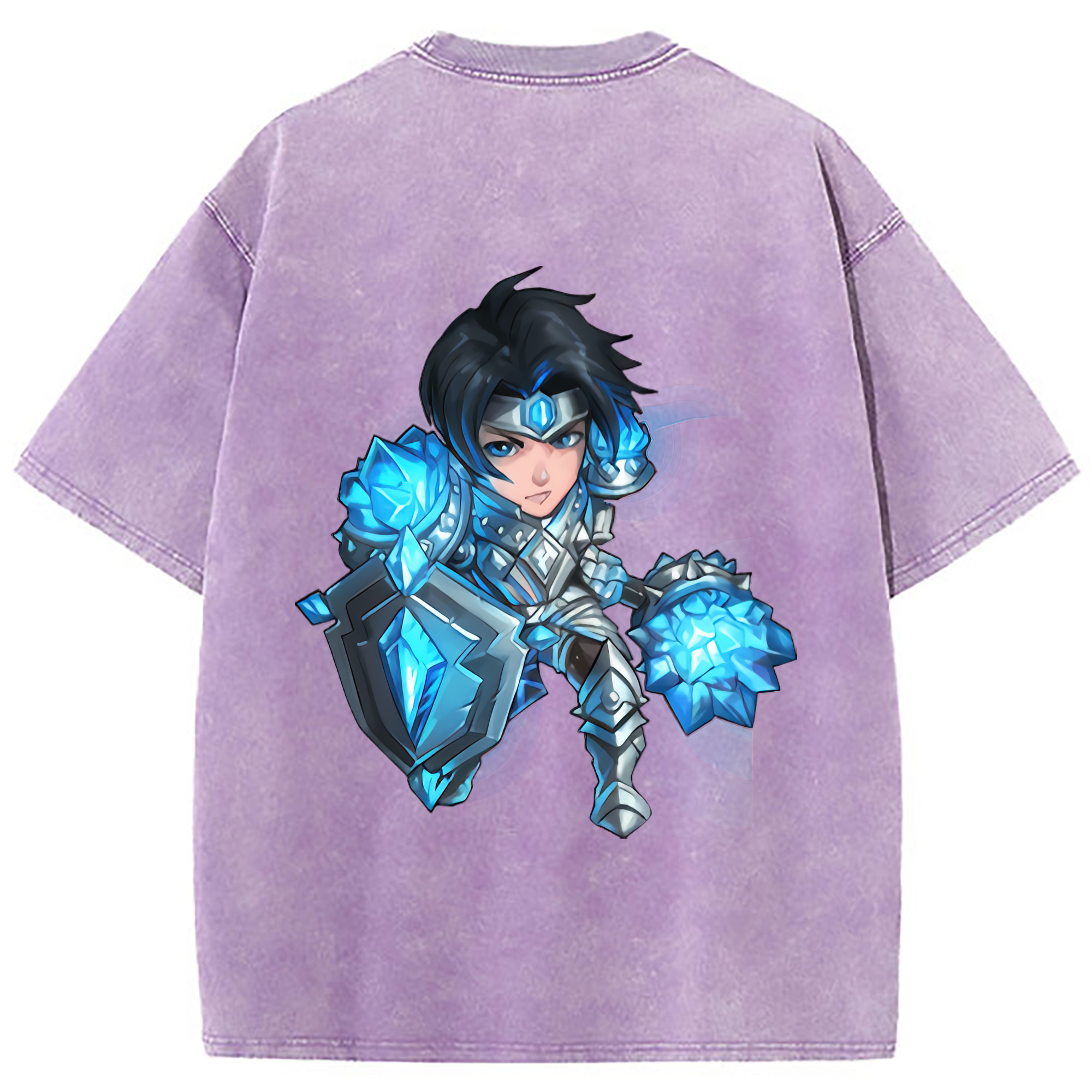 （画像用） リーグ・オブ・レジェンド League of Legends LOL 綿100% ヴィンテージ風 半袖Tシャツ（背面プリント）