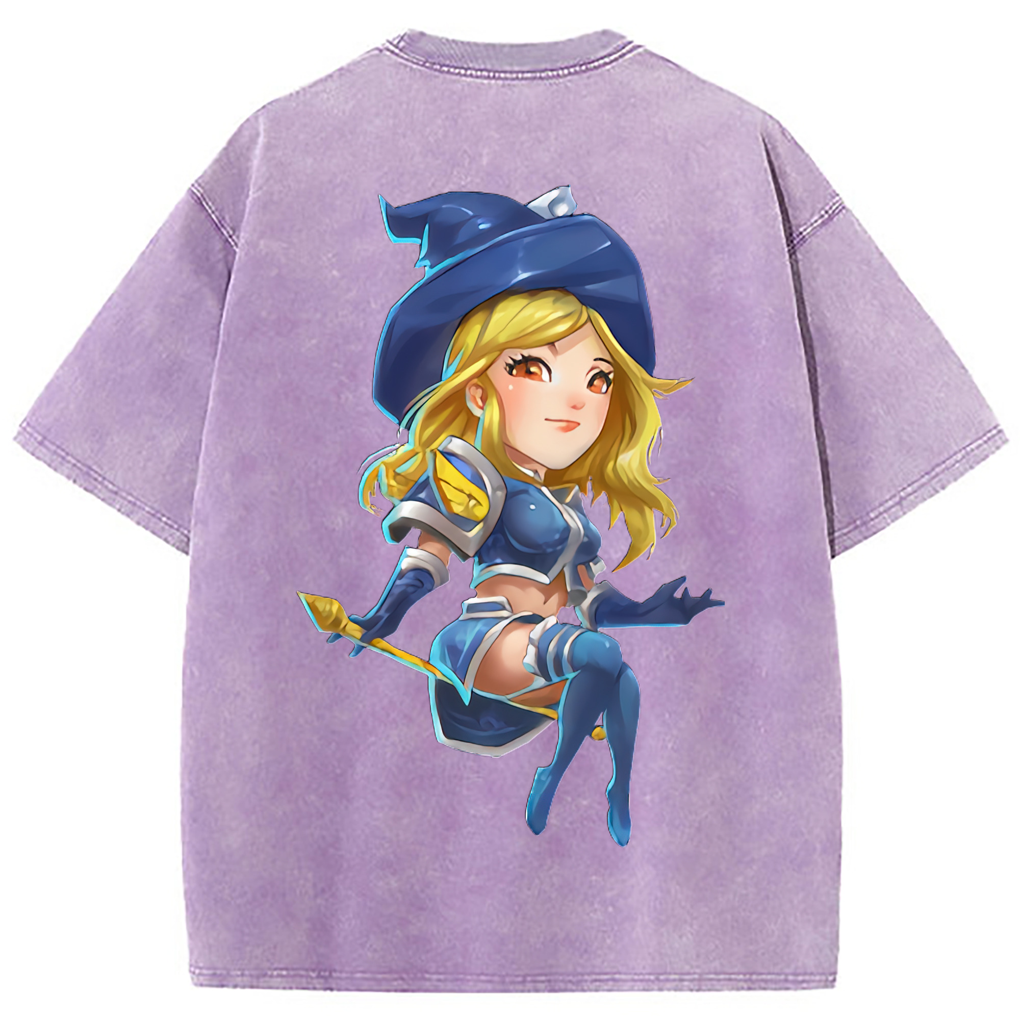 （画像用） リーグ・オブ・レジェンド League of Legends LOL 綿100% ヴィンテージ風 半袖Tシャツ（背面プリント）