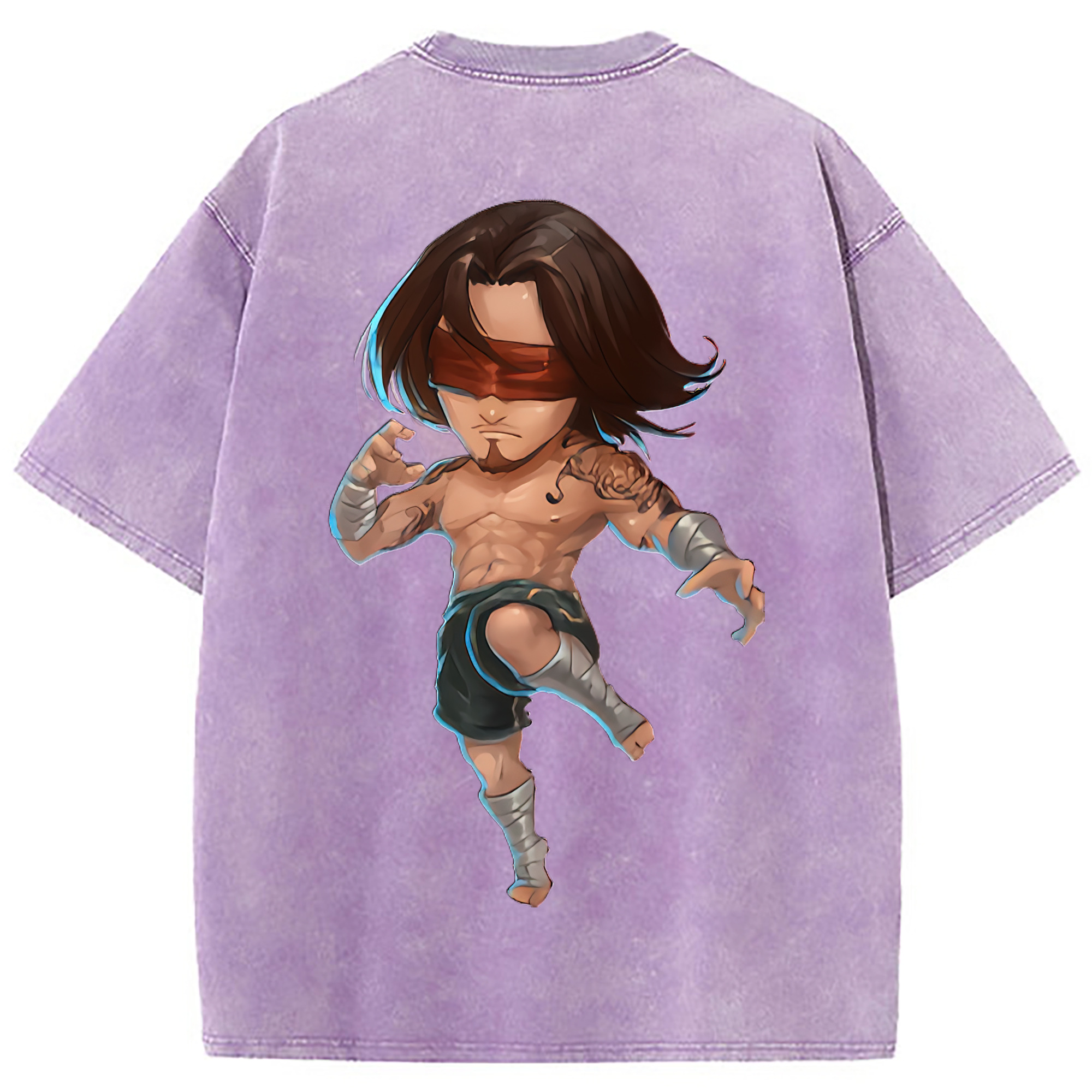 （画像用） リーグ・オブ・レジェンド League of Legends LOL 綿100% ヴィンテージ風 半袖Tシャツ（背面プリント）