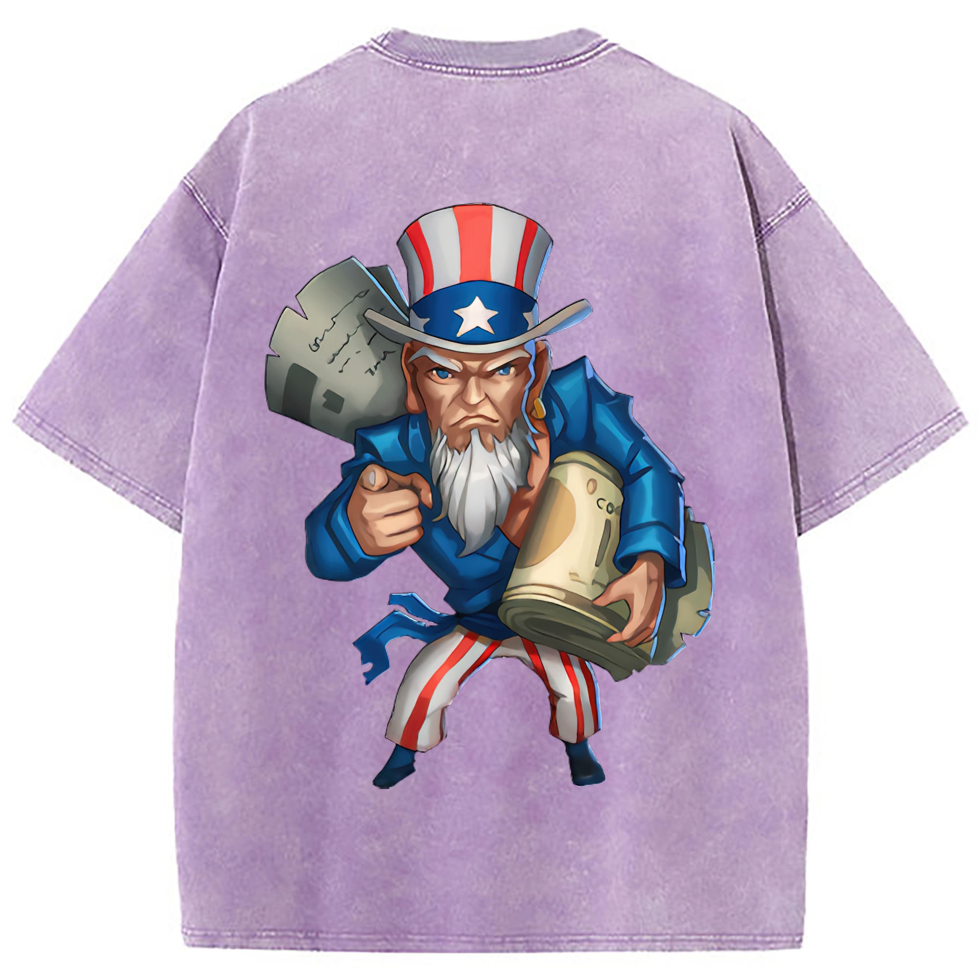 （画像用） リーグ・オブ・レジェンド League of Legends LOL 綿100% ヴィンテージ風 半袖Tシャツ（背面プリント）