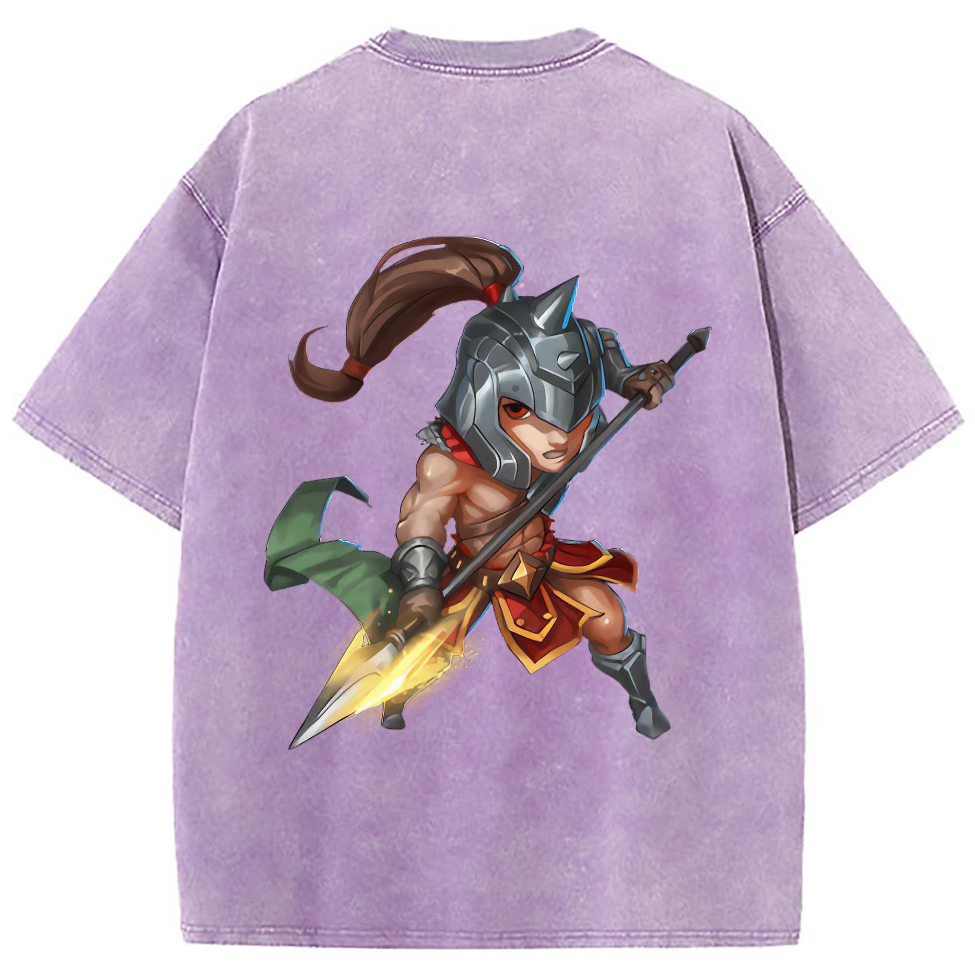 （画像用） リーグ・オブ・レジェンド League of Legends LOL 綿100% ヴィンテージ風 半袖Tシャツ（背面プリント）
