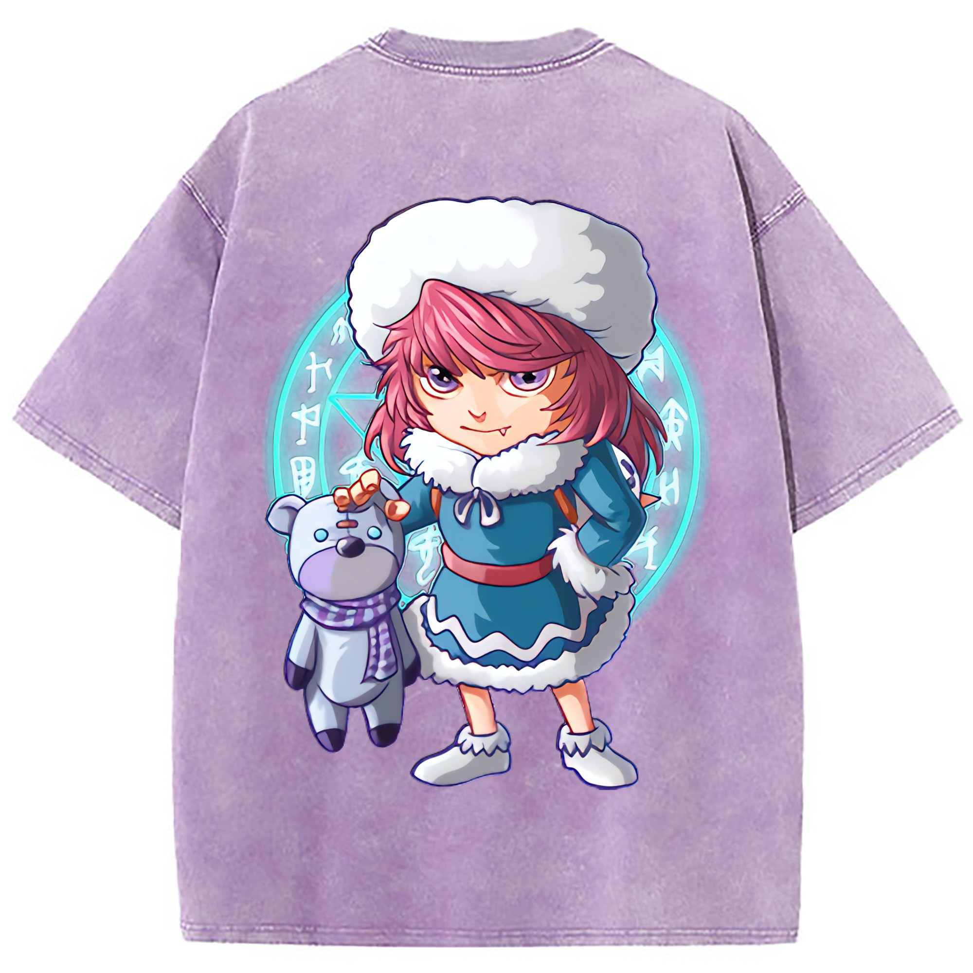 （画像用） リーグ・オブ・レジェンド League of Legends LOL 綿100% ヴィンテージ風 半袖Tシャツ（背面プリント）