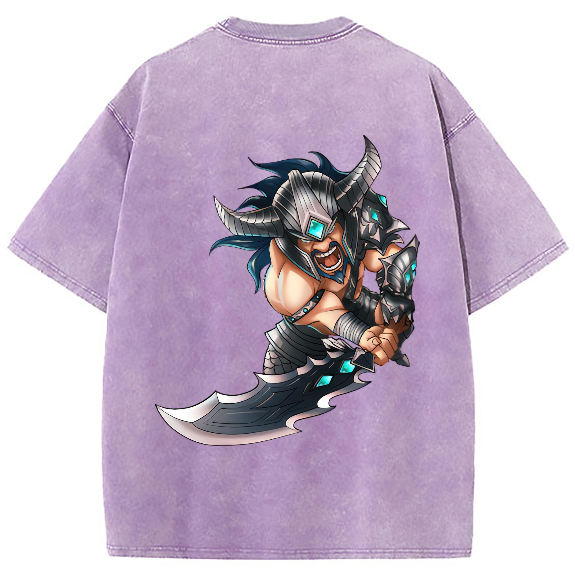 （画像用） リーグ・オブ・レジェンド League of Legends LOL 綿100% ヴィンテージ風 半袖Tシャツ（背面プリント）