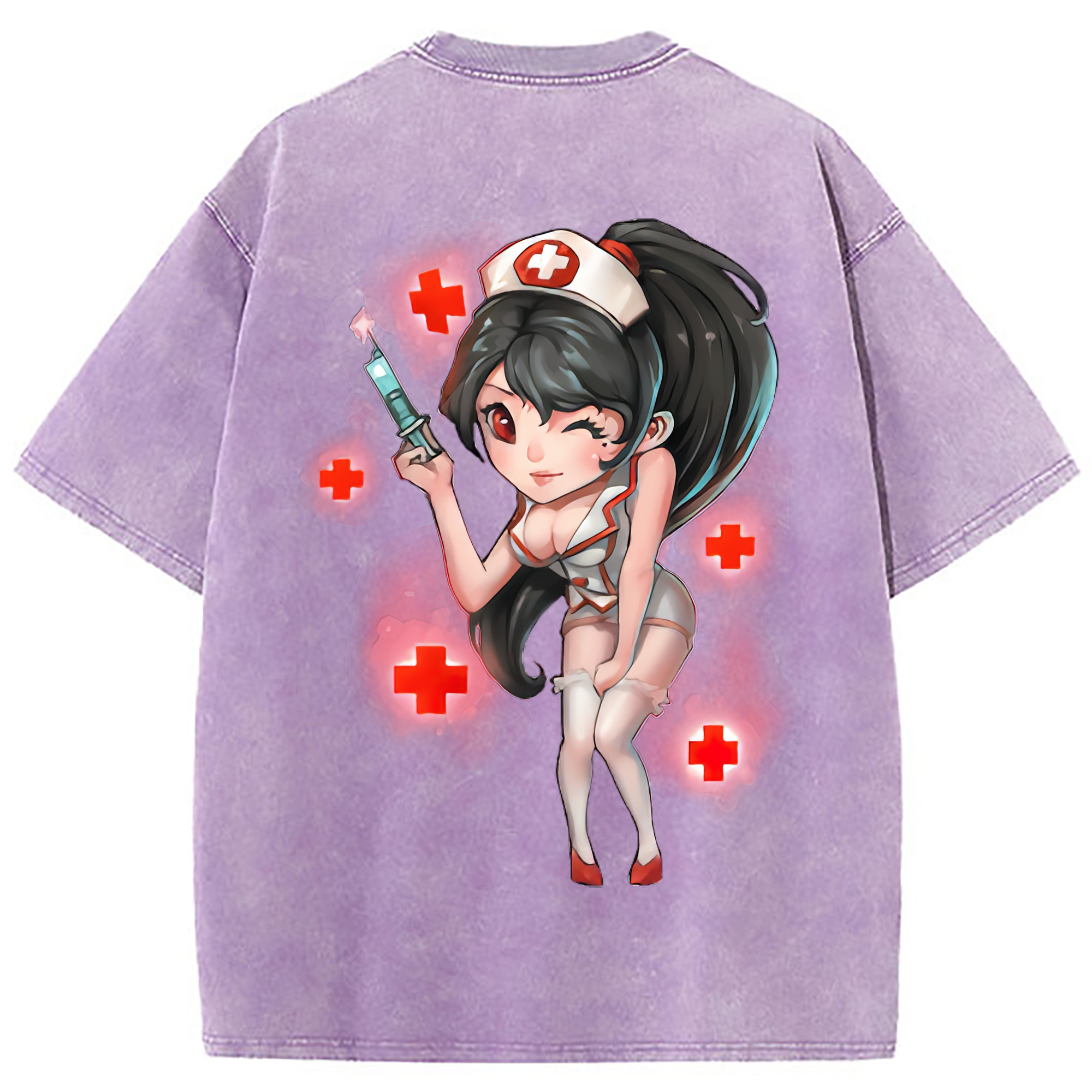 （画像用） リーグ・オブ・レジェンド League of Legends LOL 綿100% ヴィンテージ風 半袖Tシャツ（背面プリント）