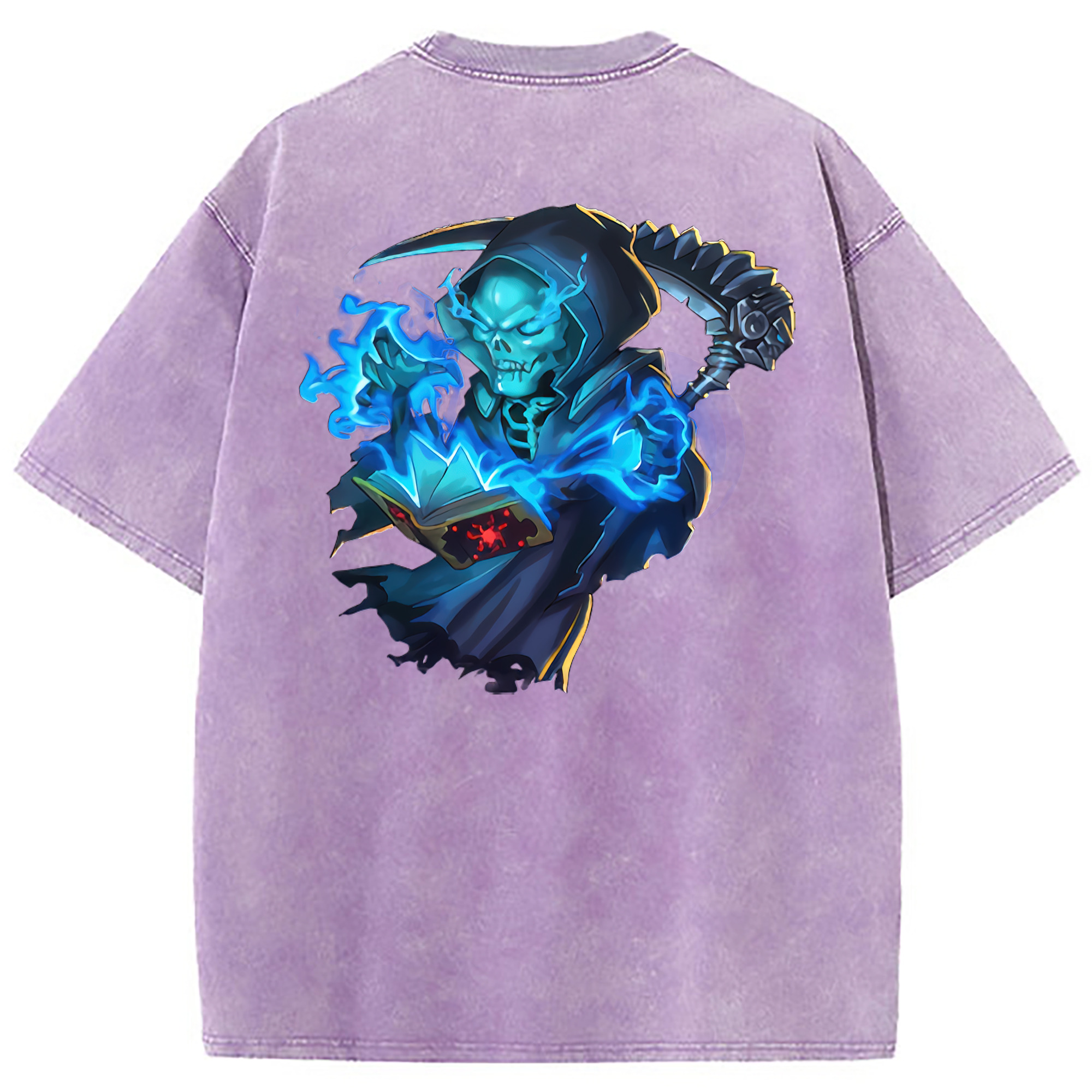 （画像用） リーグ・オブ・レジェンド League of Legends LOL 綿100% ヴィンテージ風 半袖Tシャツ（背面プリント）
