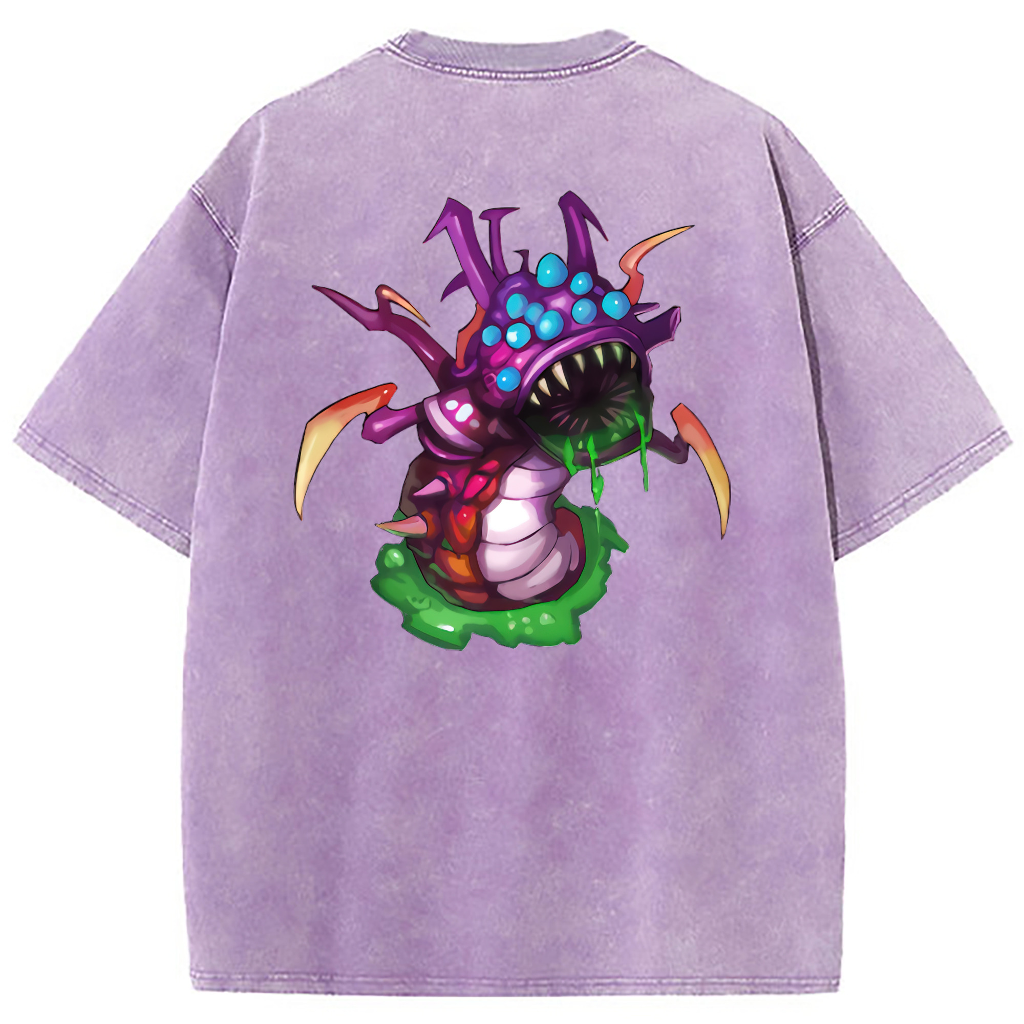 （画像用） リーグ・オブ・レジェンド League of Legends LOL 綿100% ヴィンテージ風 半袖Tシャツ（背面プリント）
